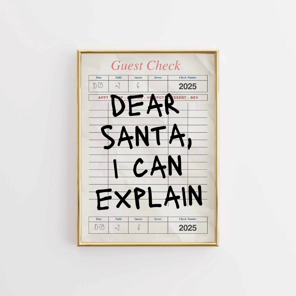 Dear Santa I Can Explain Wall Art