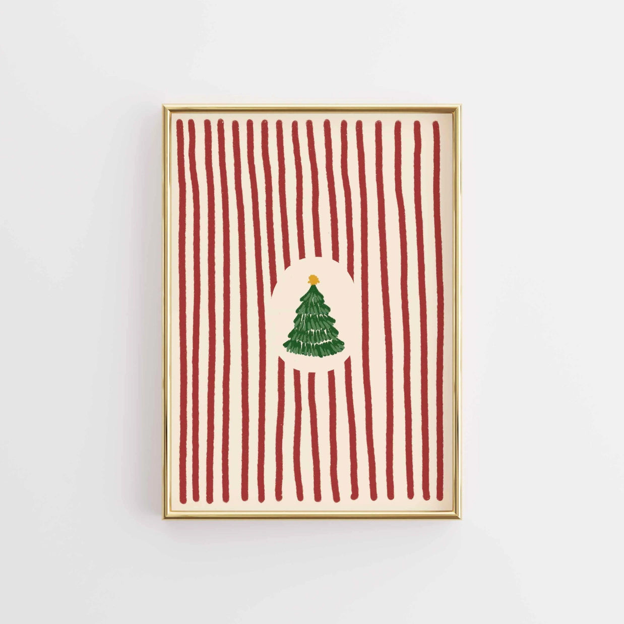 Modern Christmas Wall Art Print