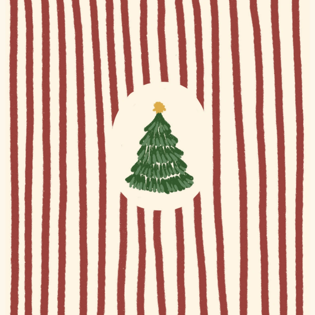 Modern Christmas Wall Art Print