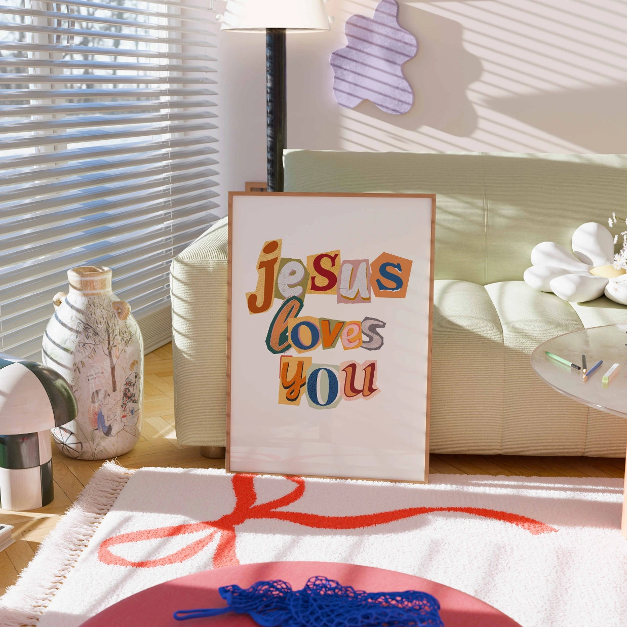 Colorful Bible Verse Decor
