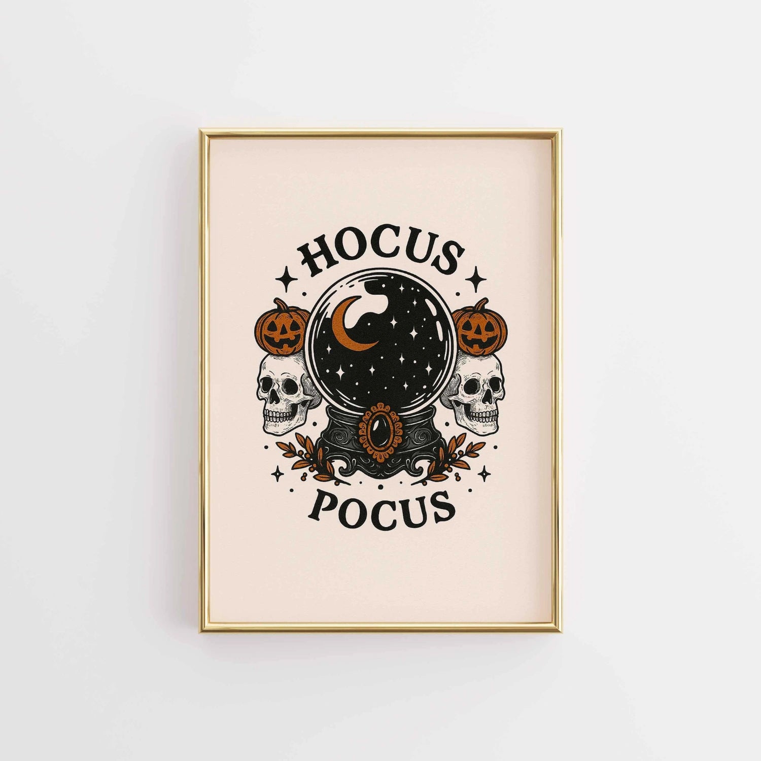 Hocus Pocus Print – Vintage Crystal Ball