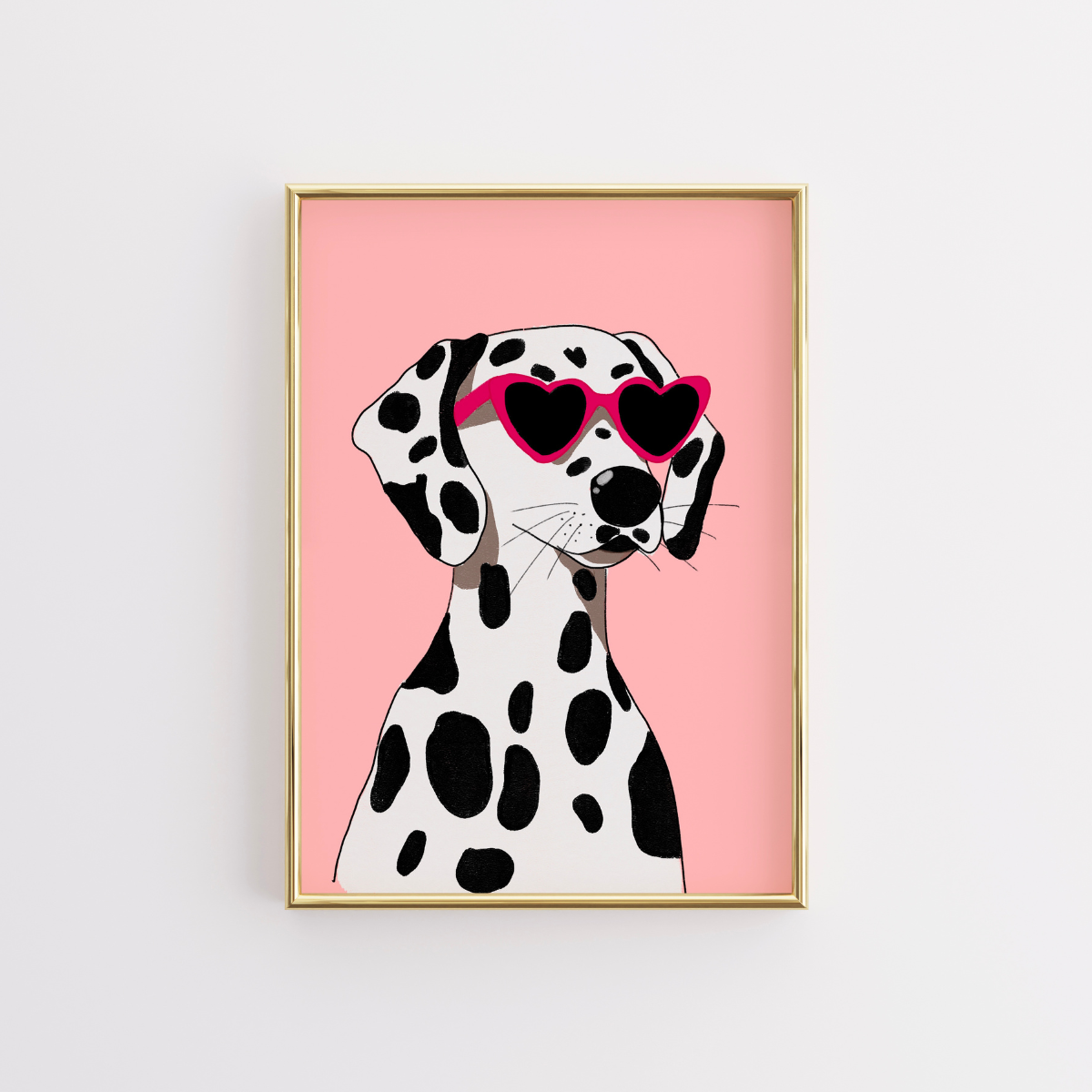 Dalmatian Wall Art – Cute Dog Poster