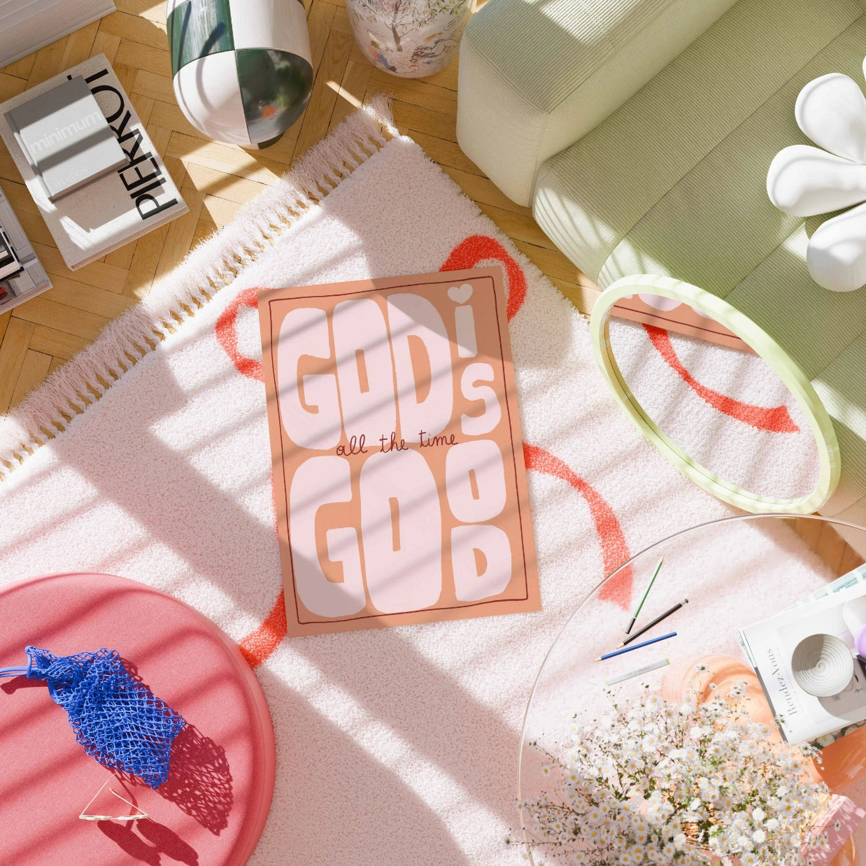 Colorful Bible Quote Poster