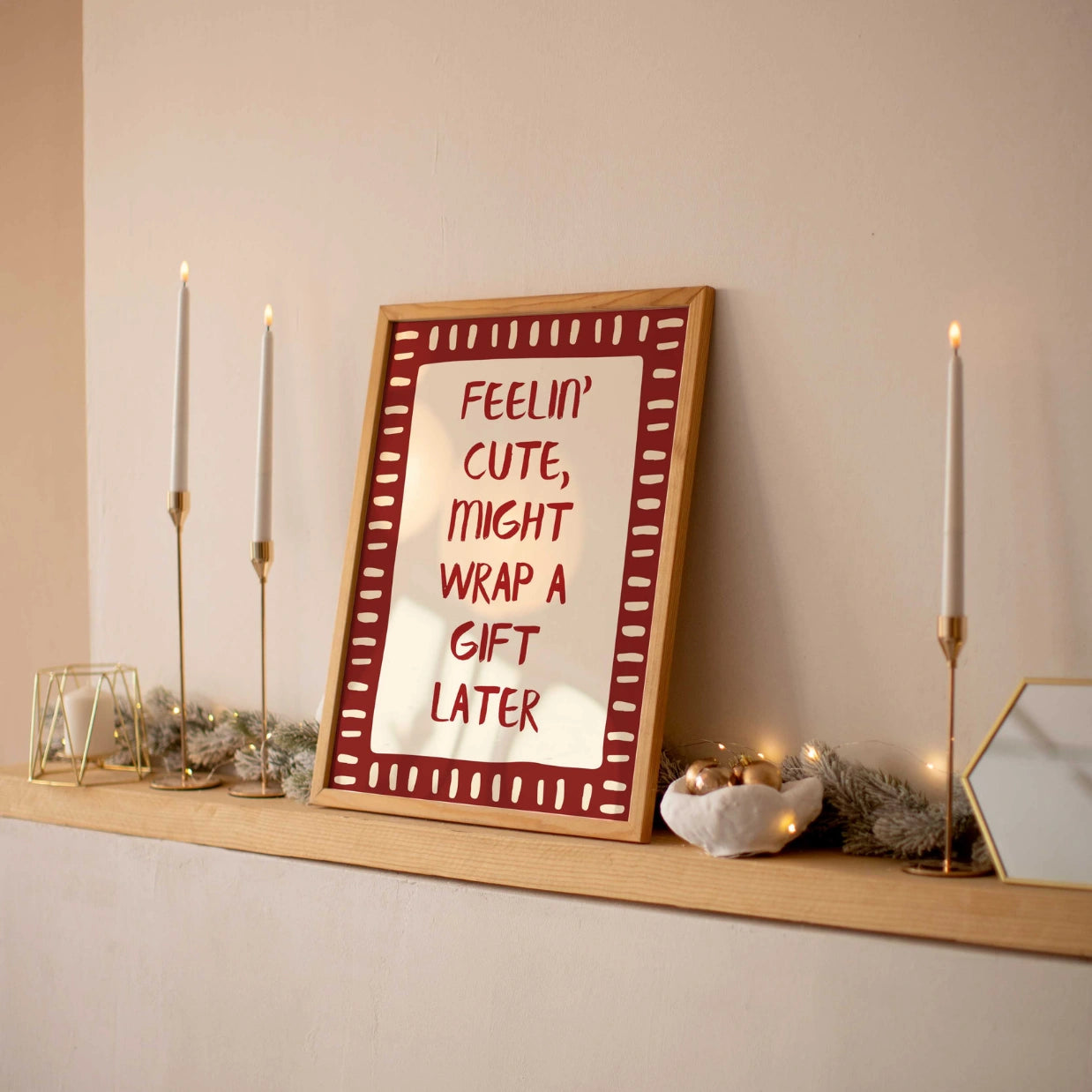 Might Wrap a Gift Later Poster