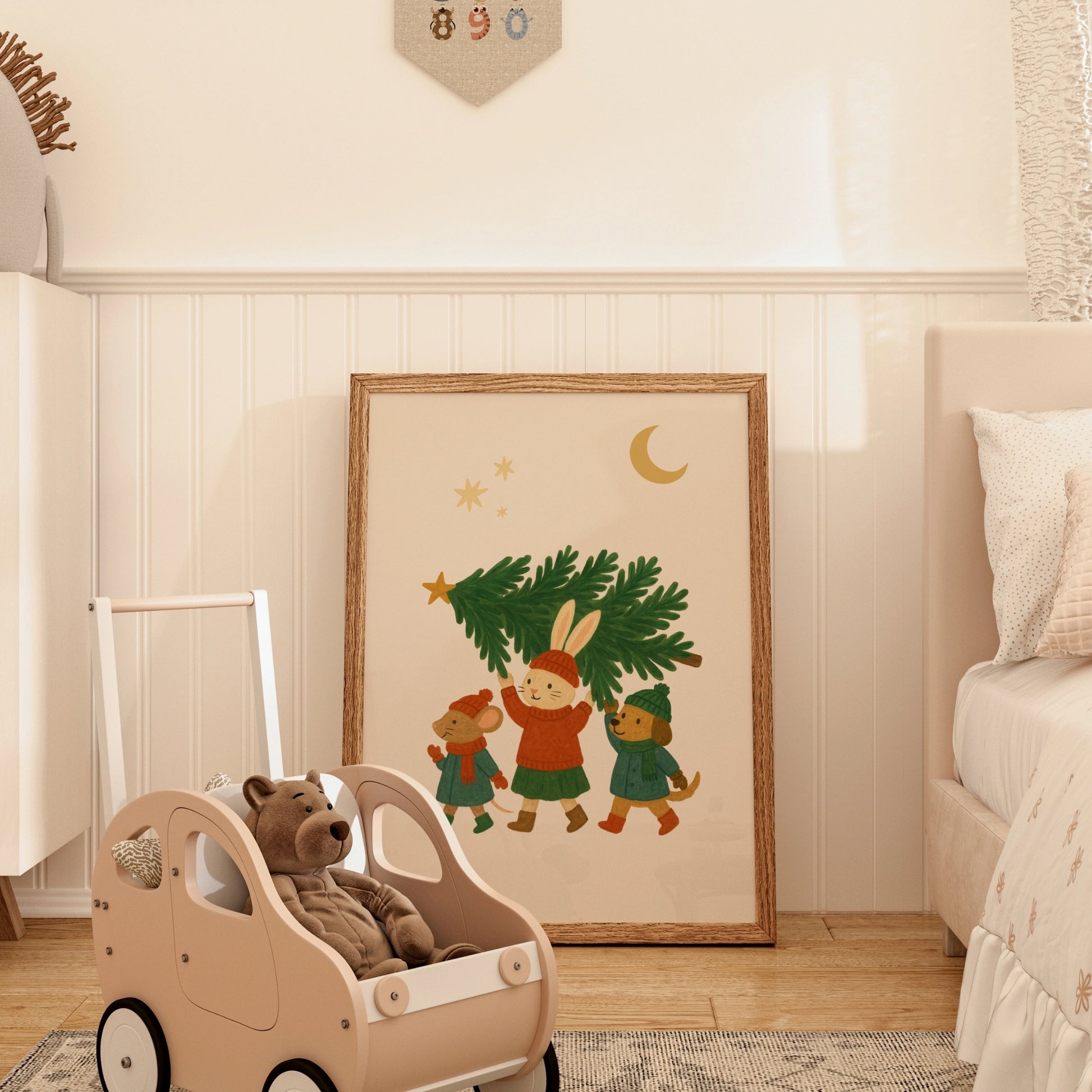 Whimsical Winter Nursery Decor