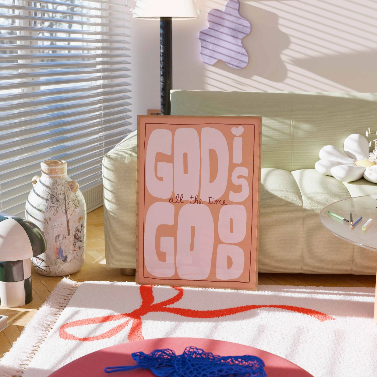 Colorful Bible Quote Poster