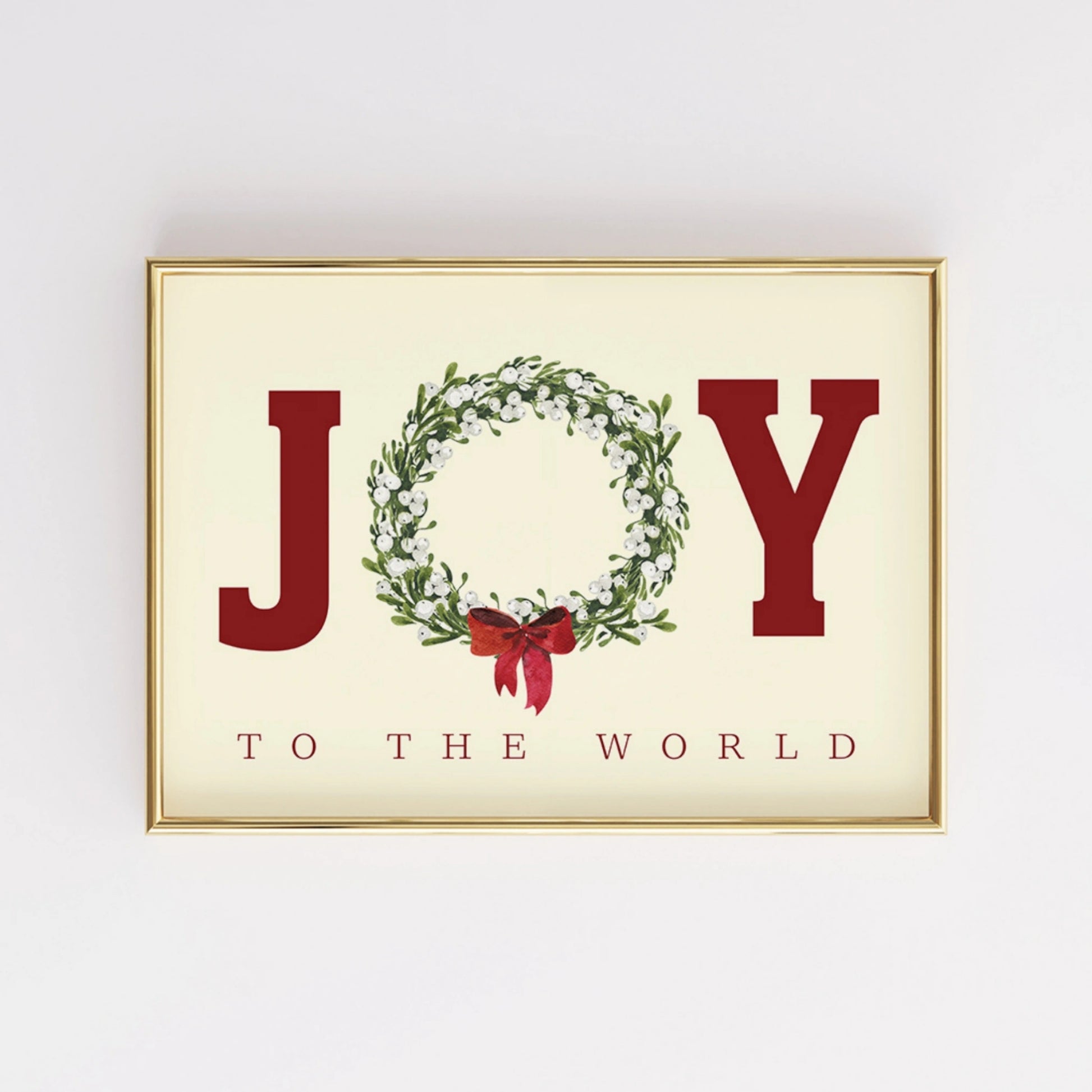 Joy to the World Christmas Print