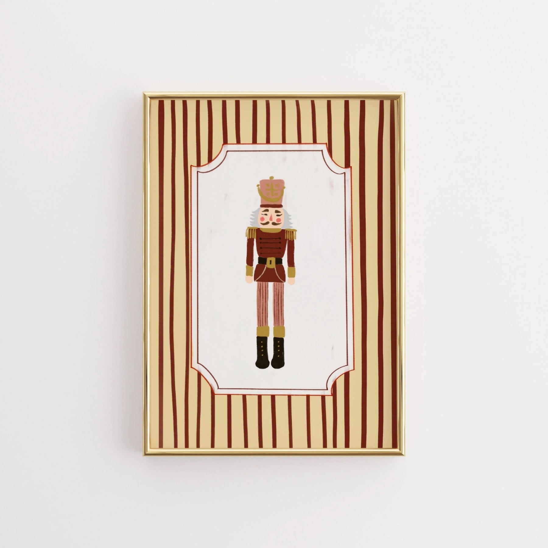 Christmas Nutcracker Nursery Print