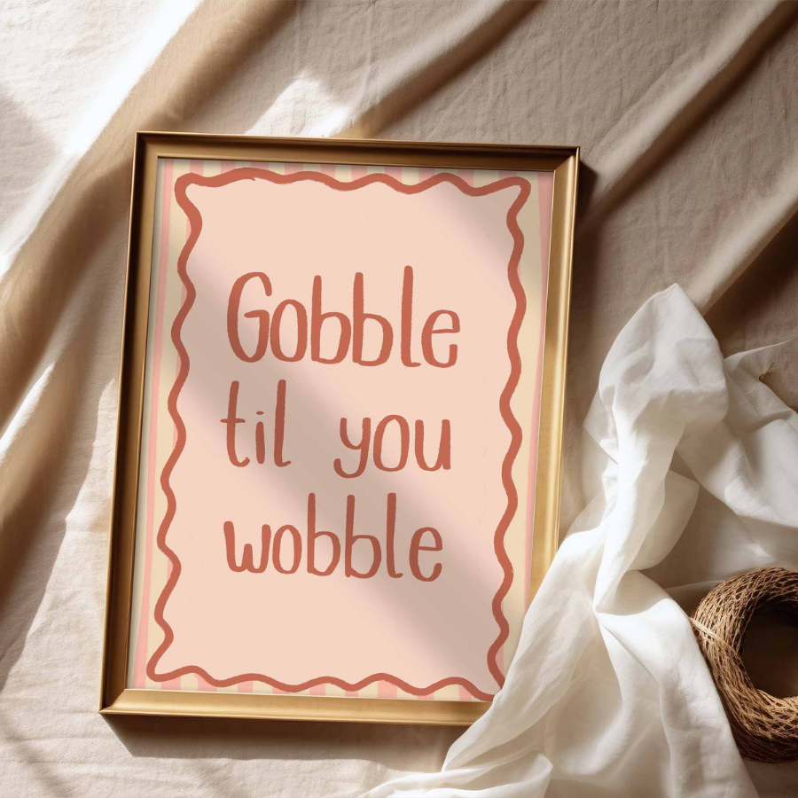 Thanksgiving Wall Art – Funny Turkey Print