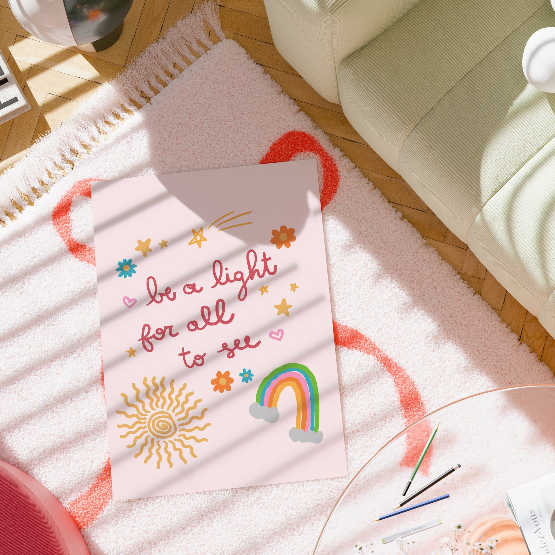 Be a Light for All to See Wall Art – Christian Kids Room Decor