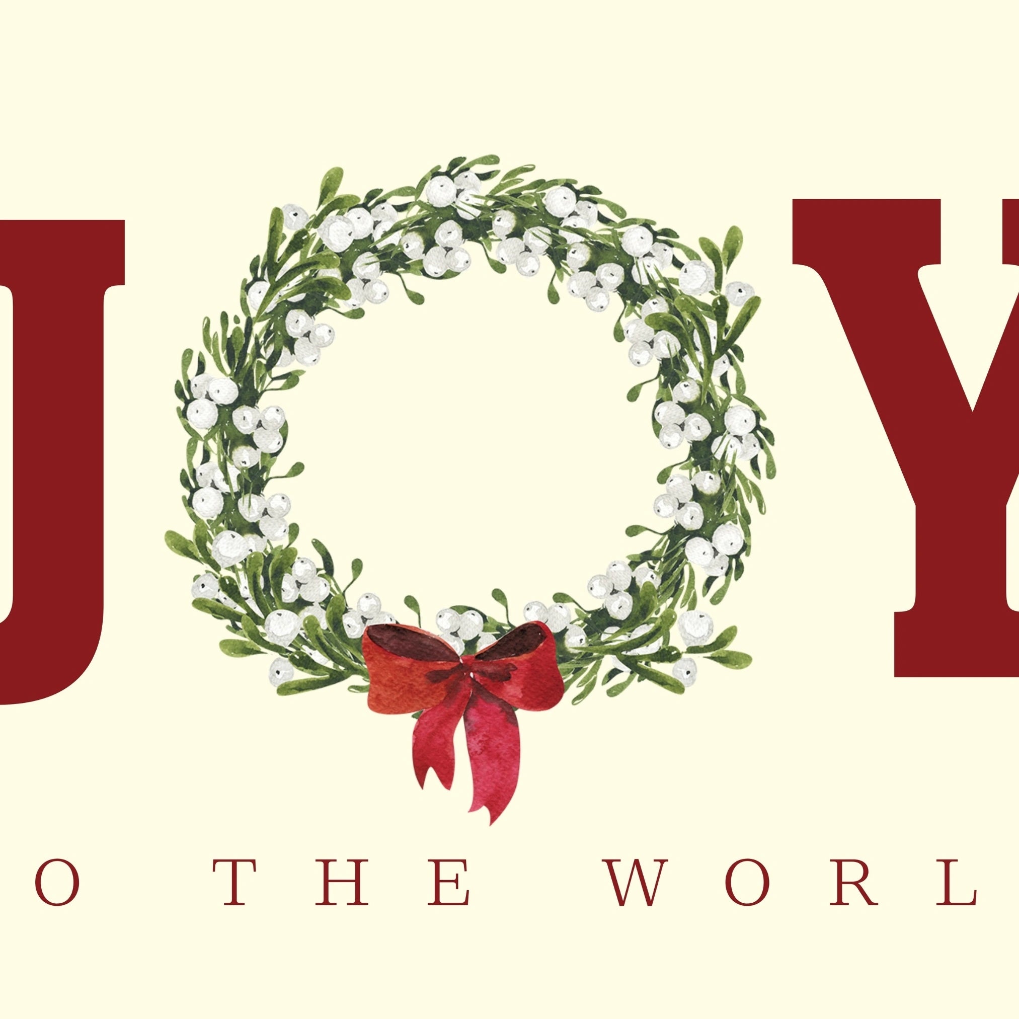 Joy to the World Christmas Print