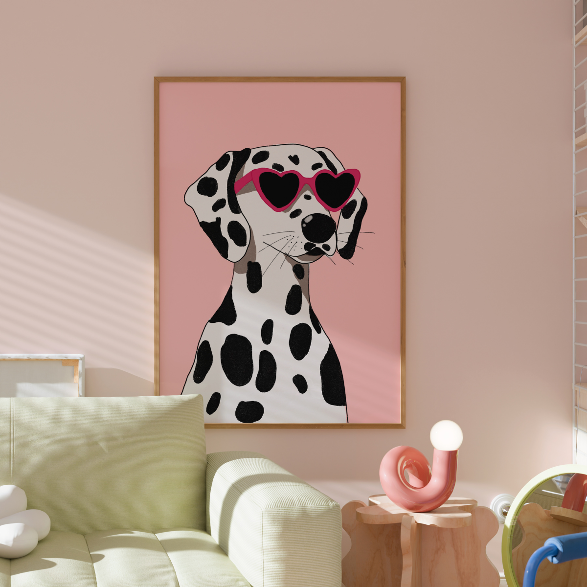 Dalmatian Wall Art – Cute Dog Poster