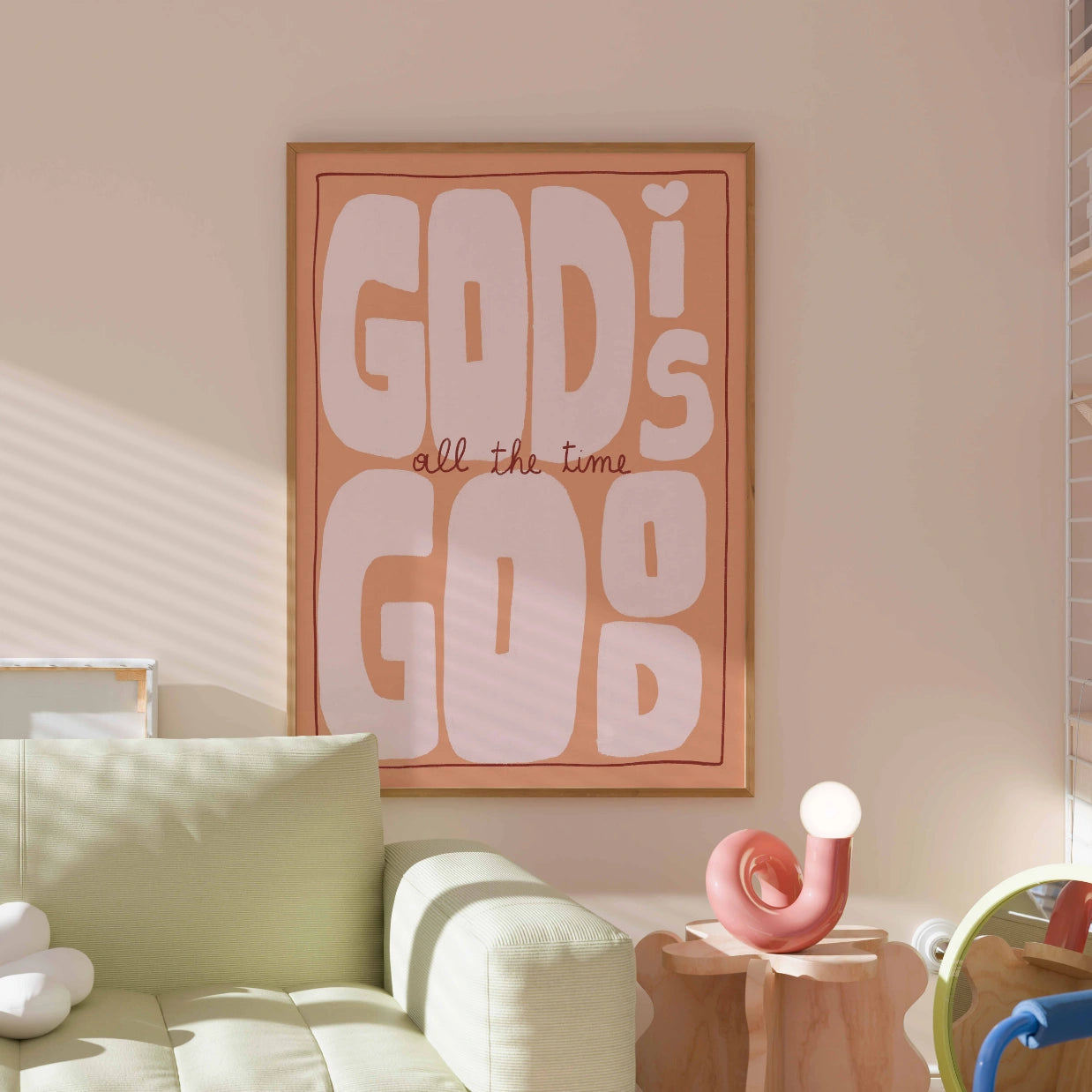 Colorful Bible Quote Poster