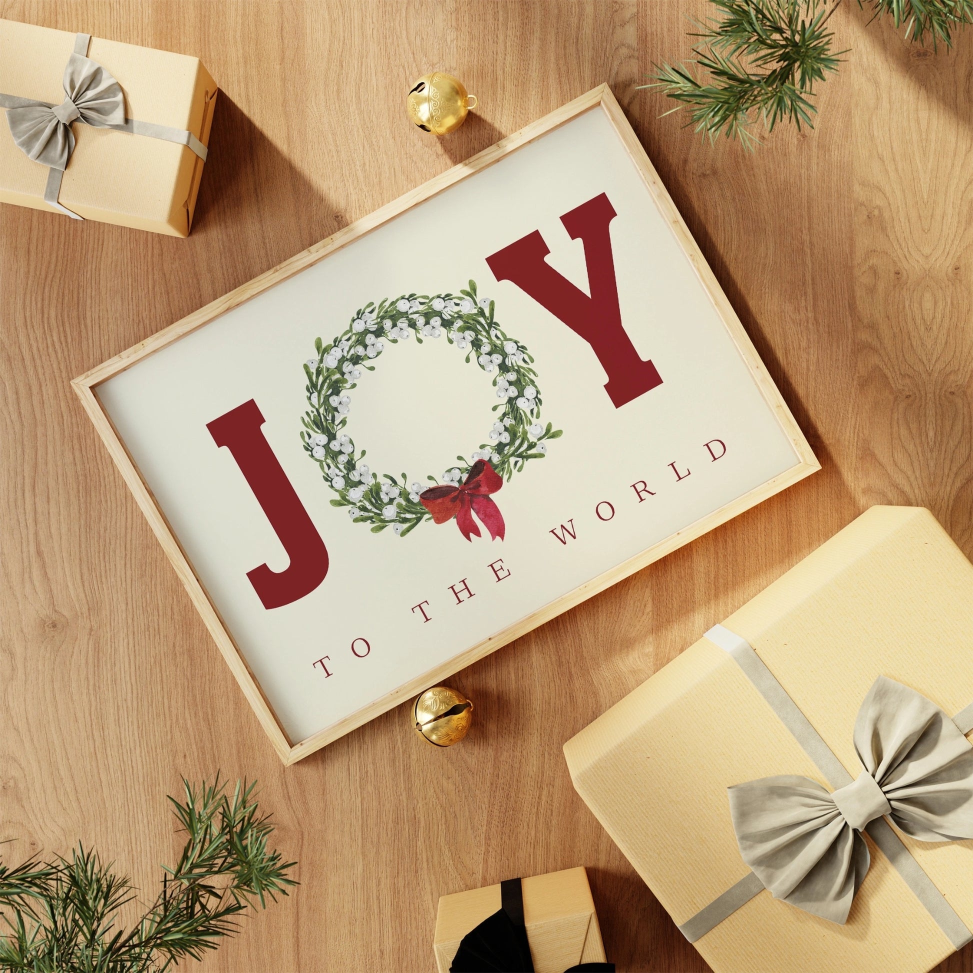 Joy to the World Christmas Print
