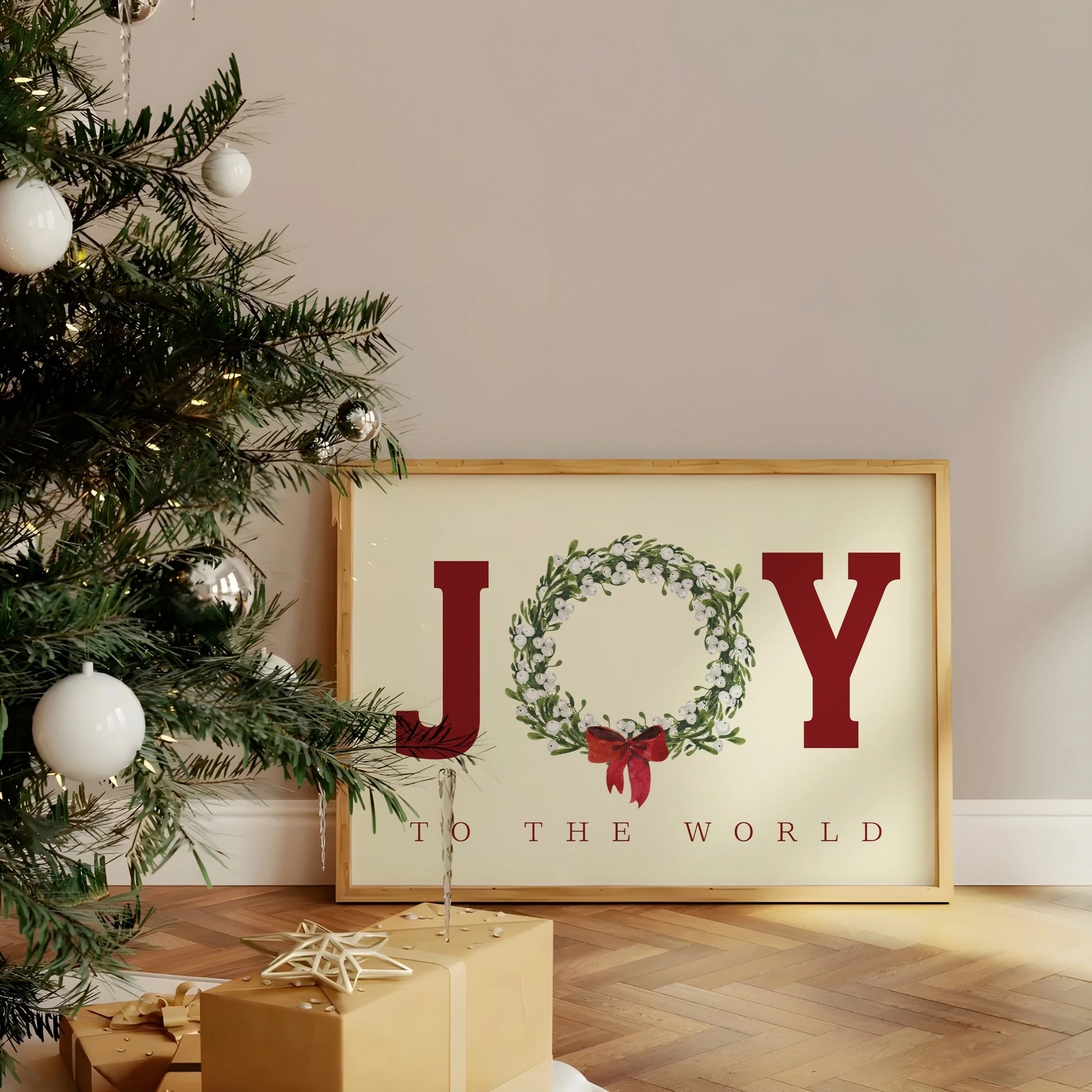 Joy to the World Christmas Print