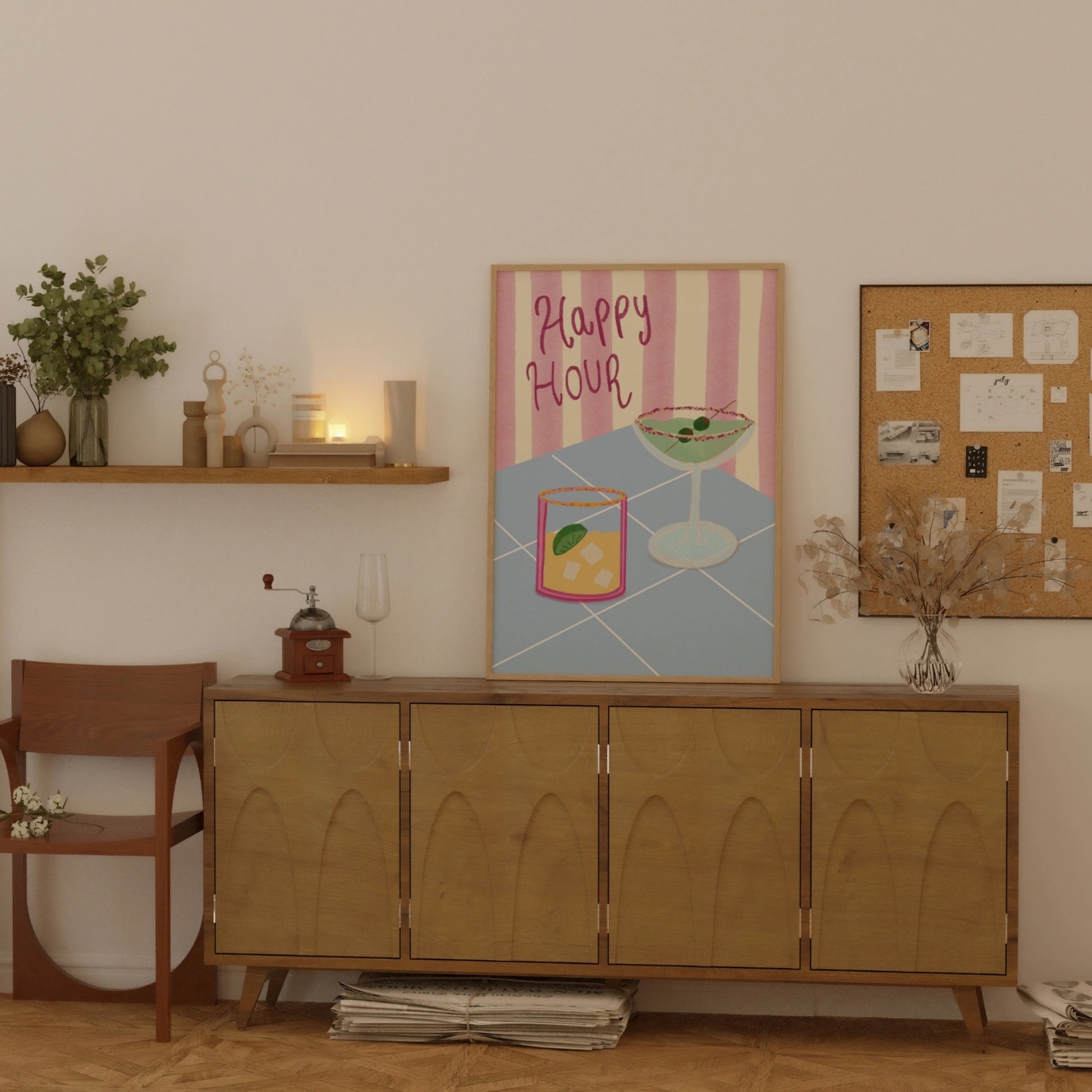 Drink Print for Bar Cart Decor