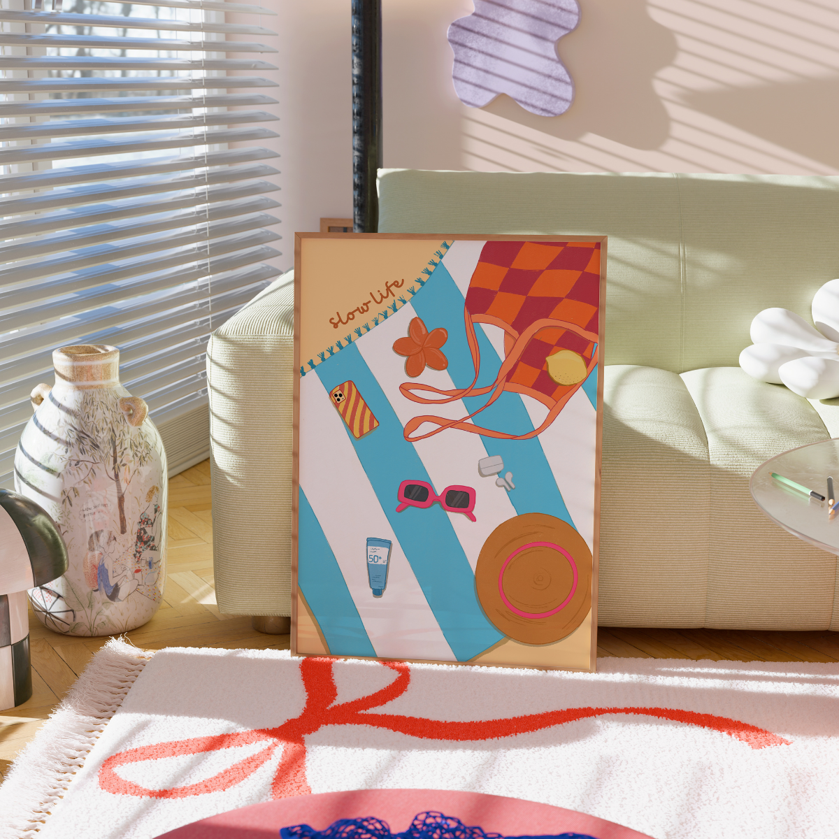 Beach Essentials Wall Art – Summer Print