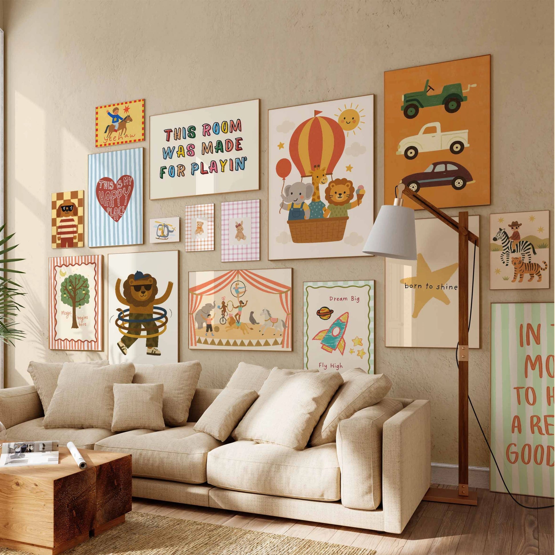 Handmade Nursery Decor, over 120 prints