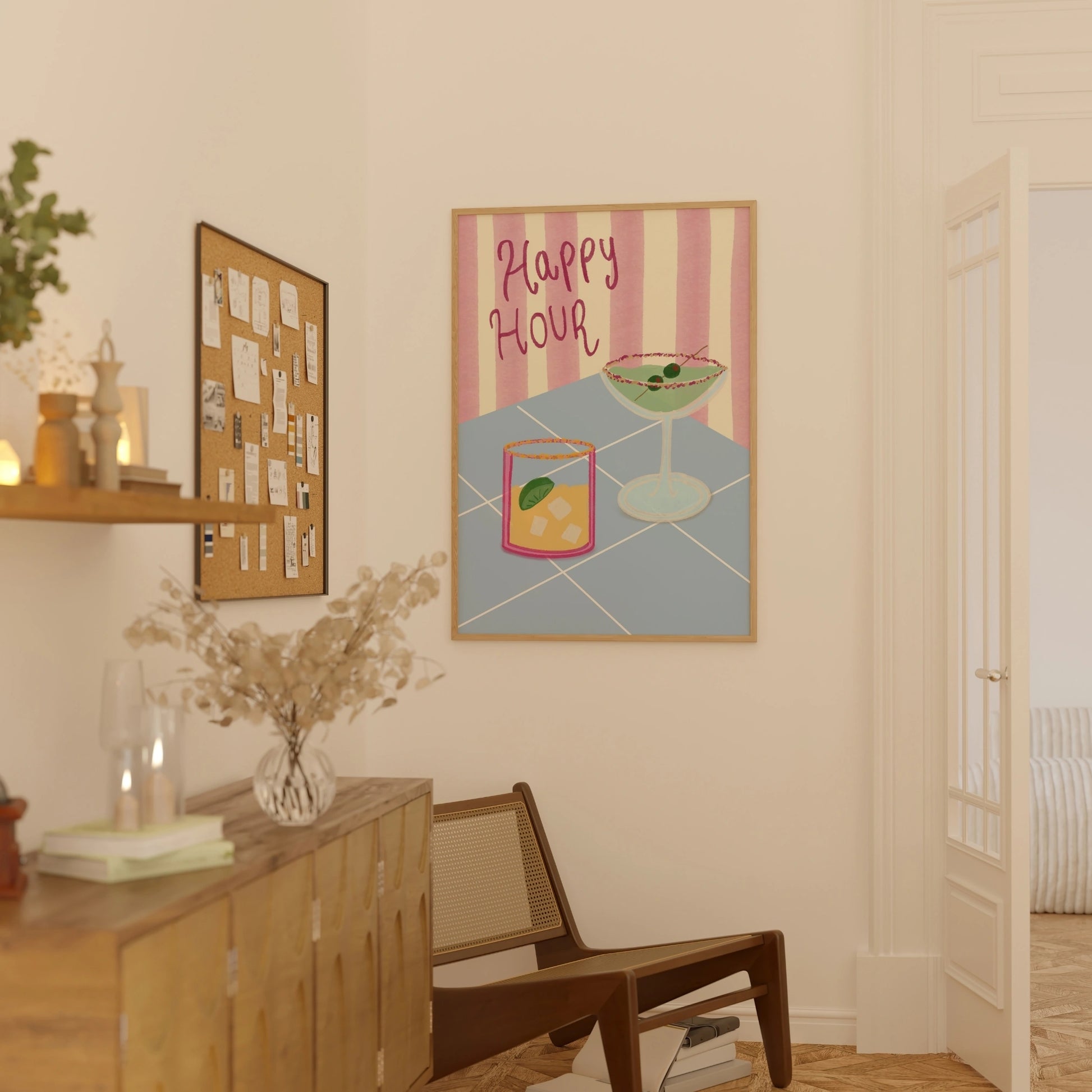 Drink Print for Bar Cart Decor