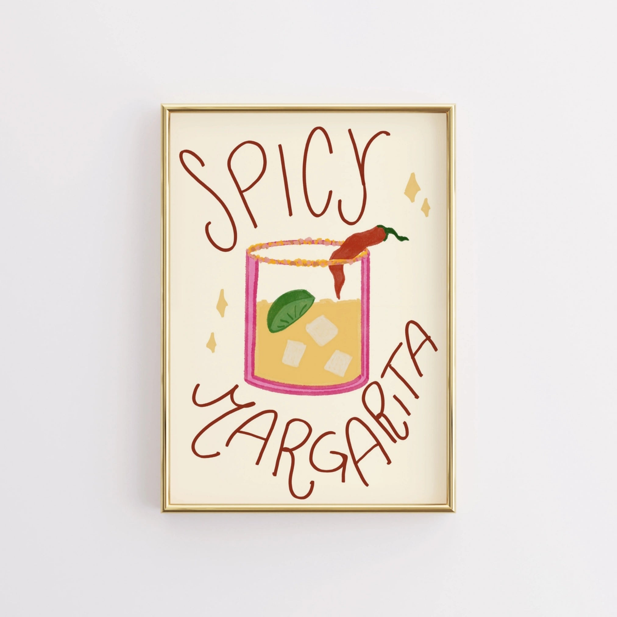 Spicy Margarita Bar Cart Decor