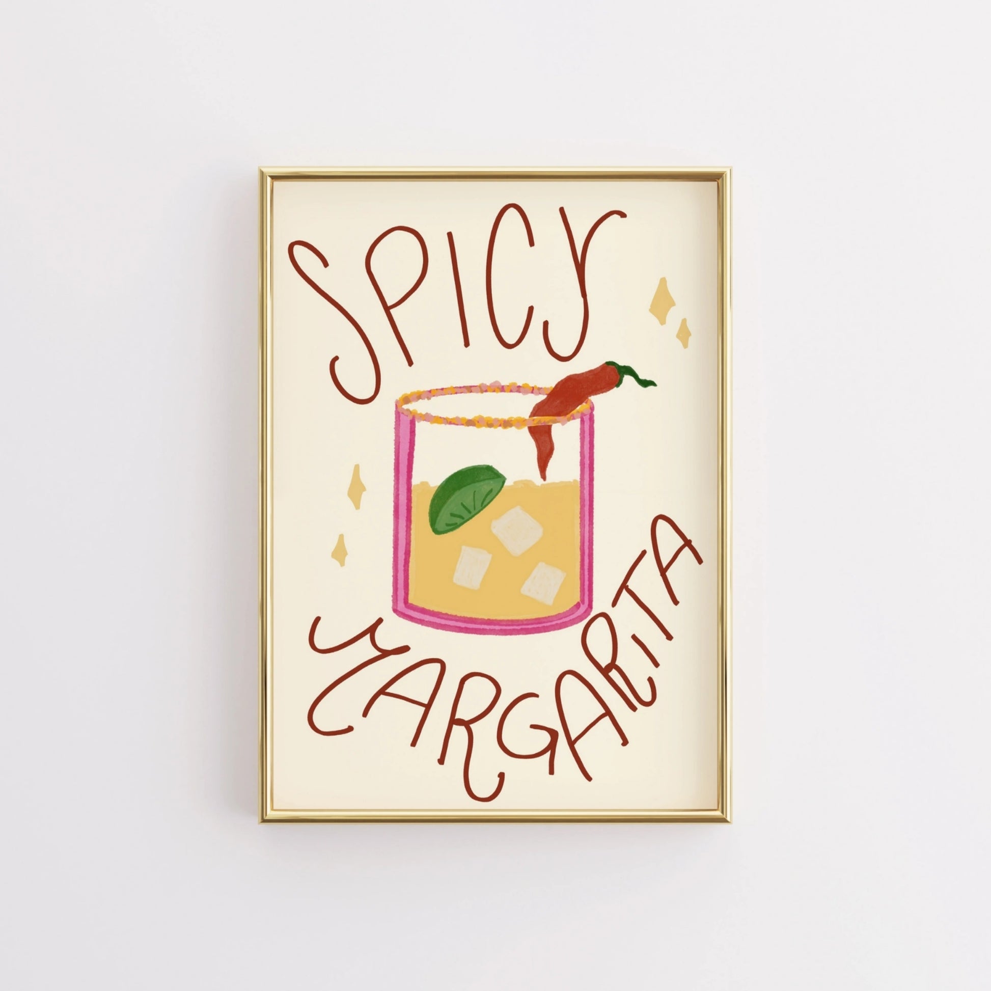 Spicy Margarita Bar Cart Decor