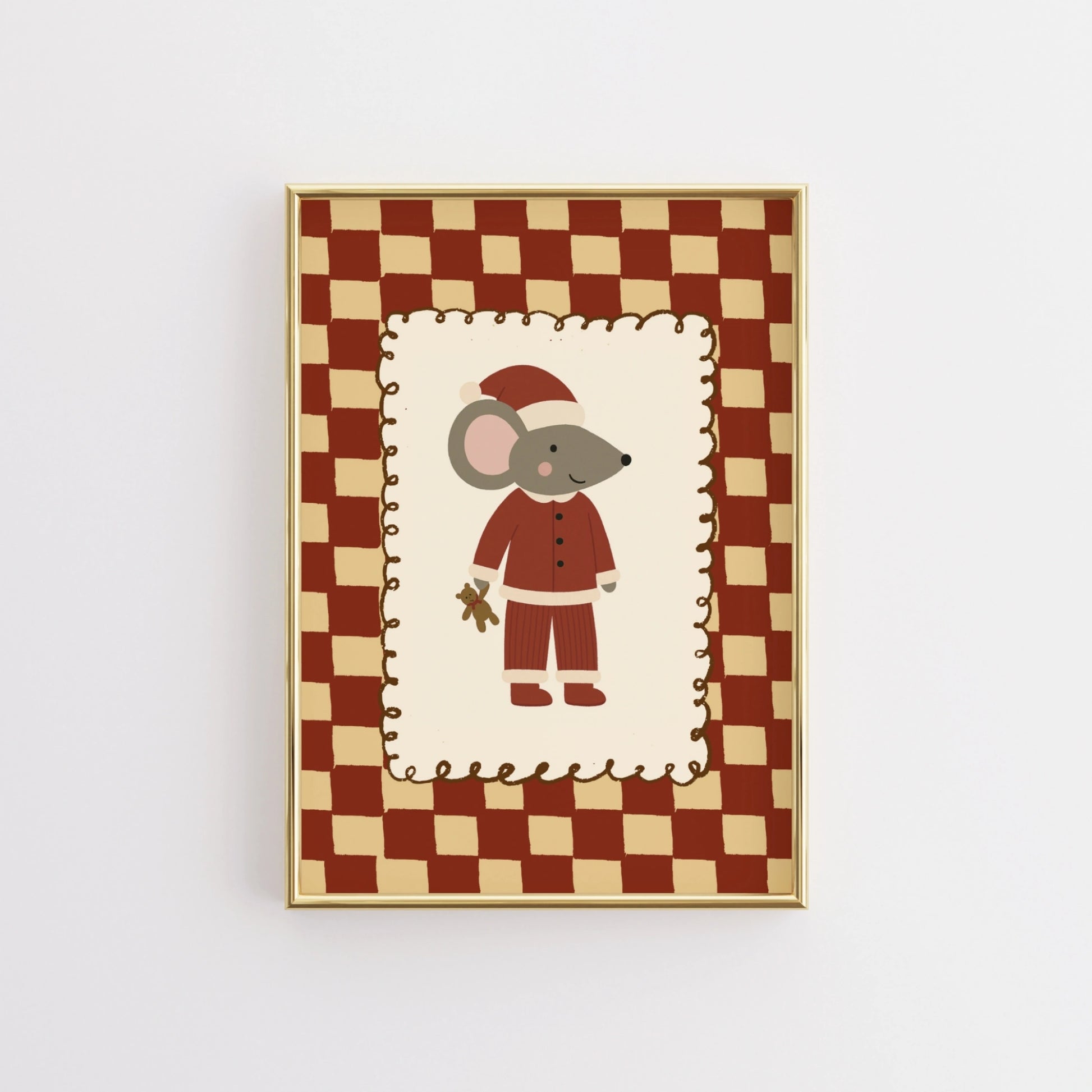 Christmas Mouse Wall Art