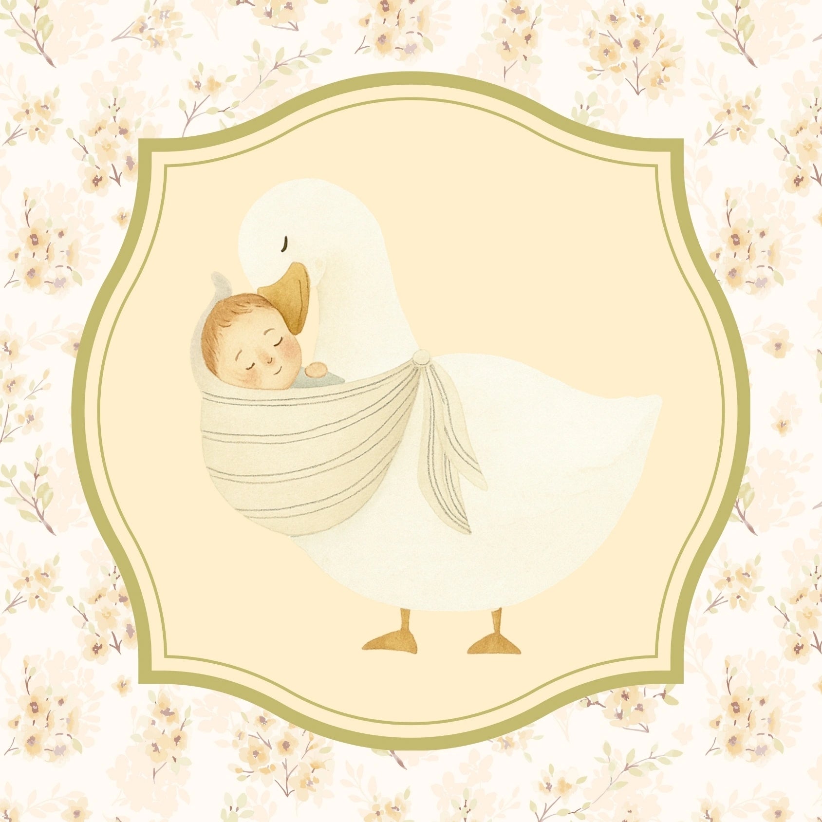 Asilo nido Vintage Goose and Baby