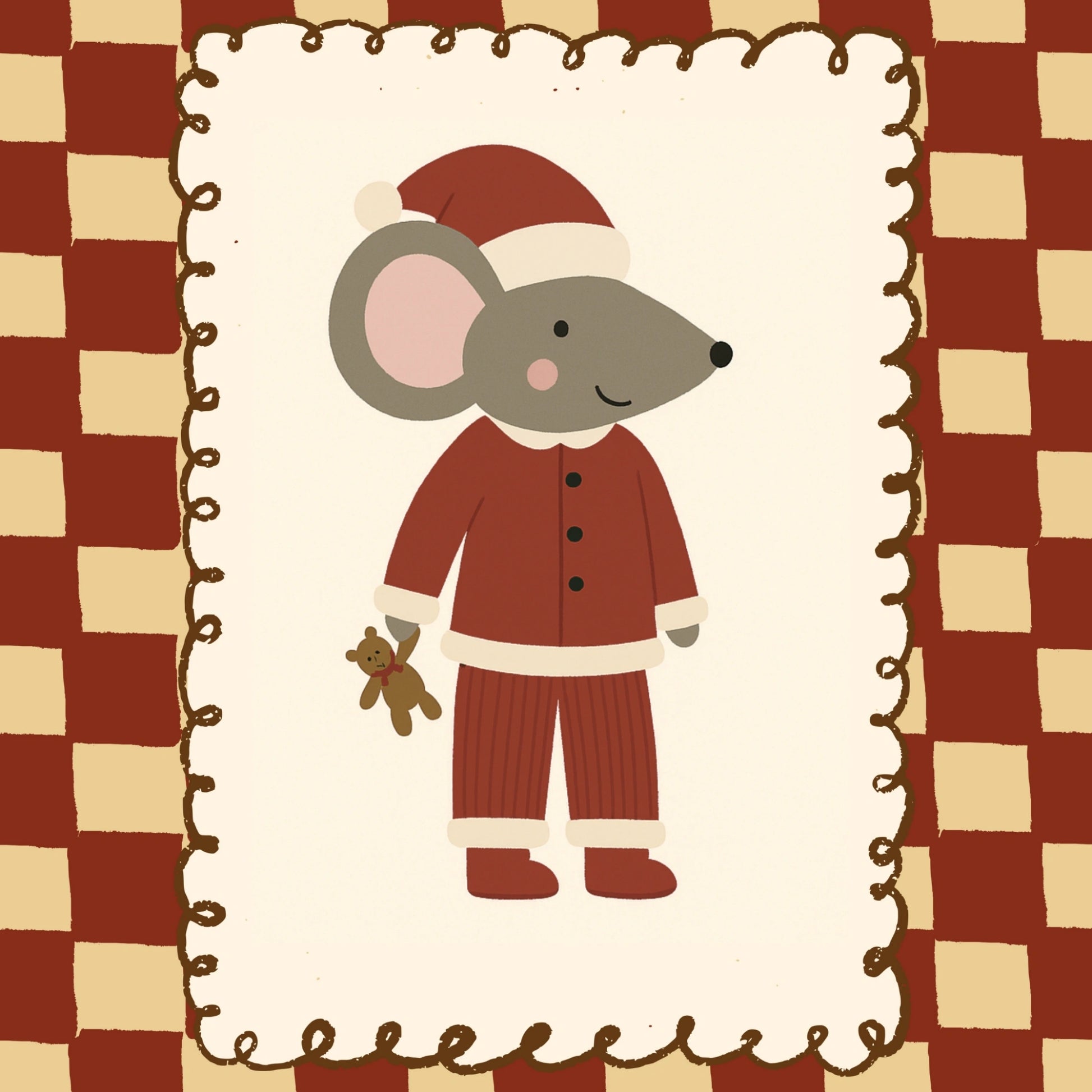 Christmas Mouse Wall Art