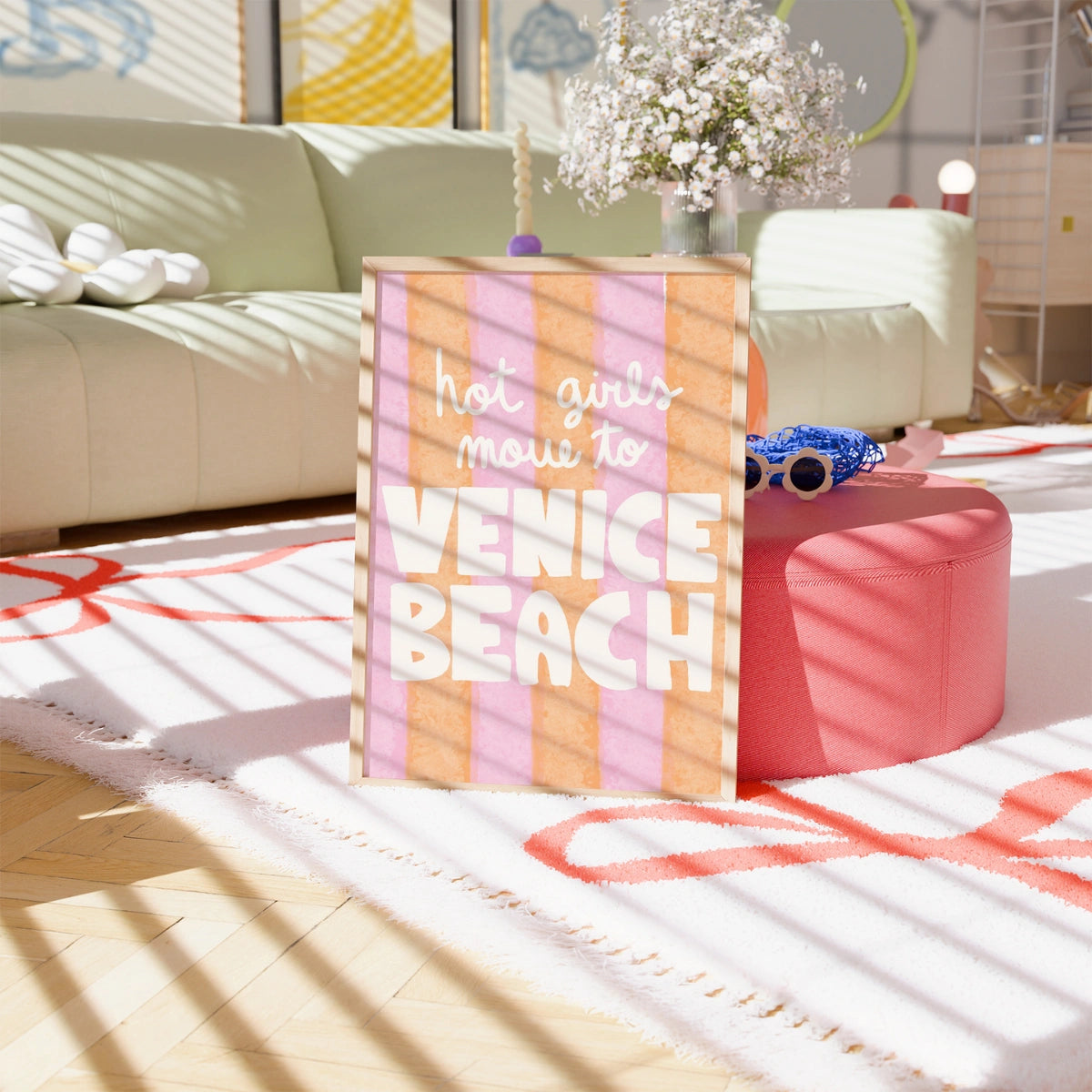 Venice Beach Wall Art Print - Hot Girls Summer Poster