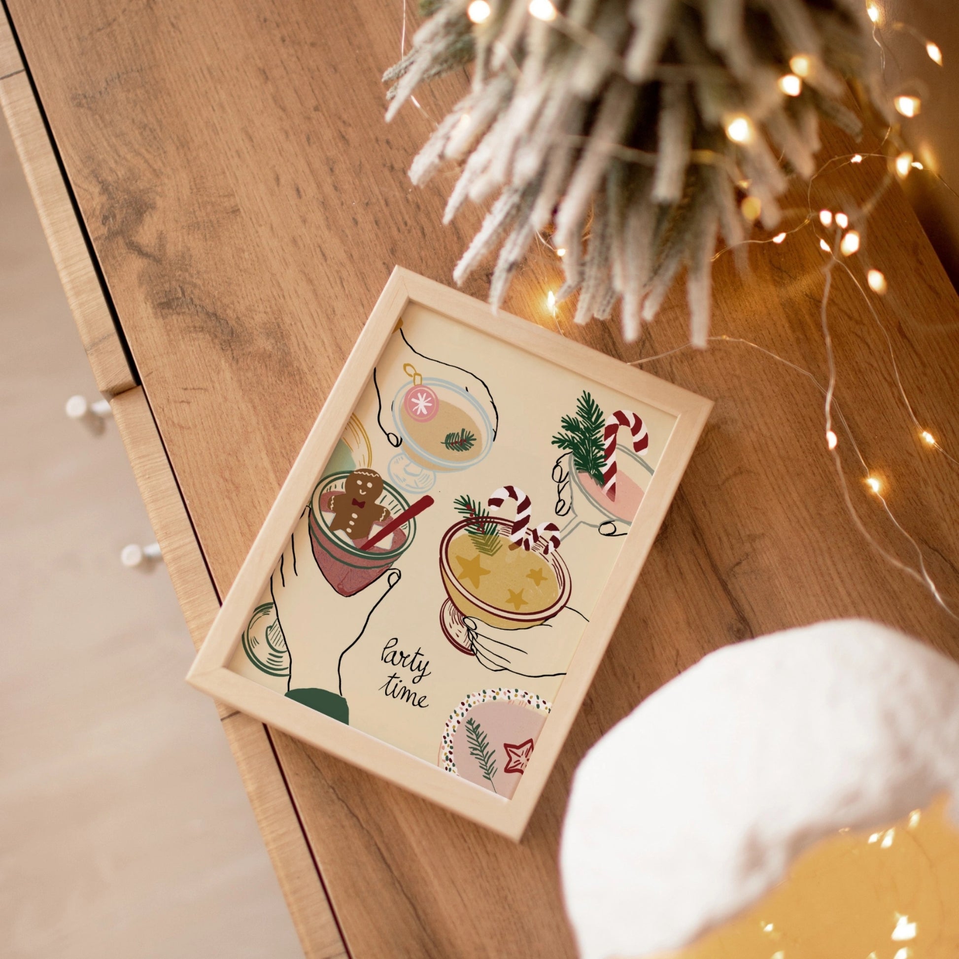 Party Time Christmas Print