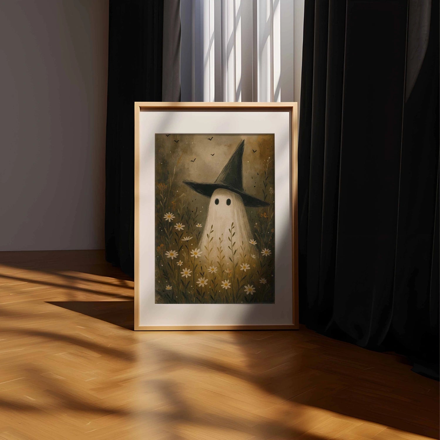 Stampa fantasma strega Cottagecore – Halloween