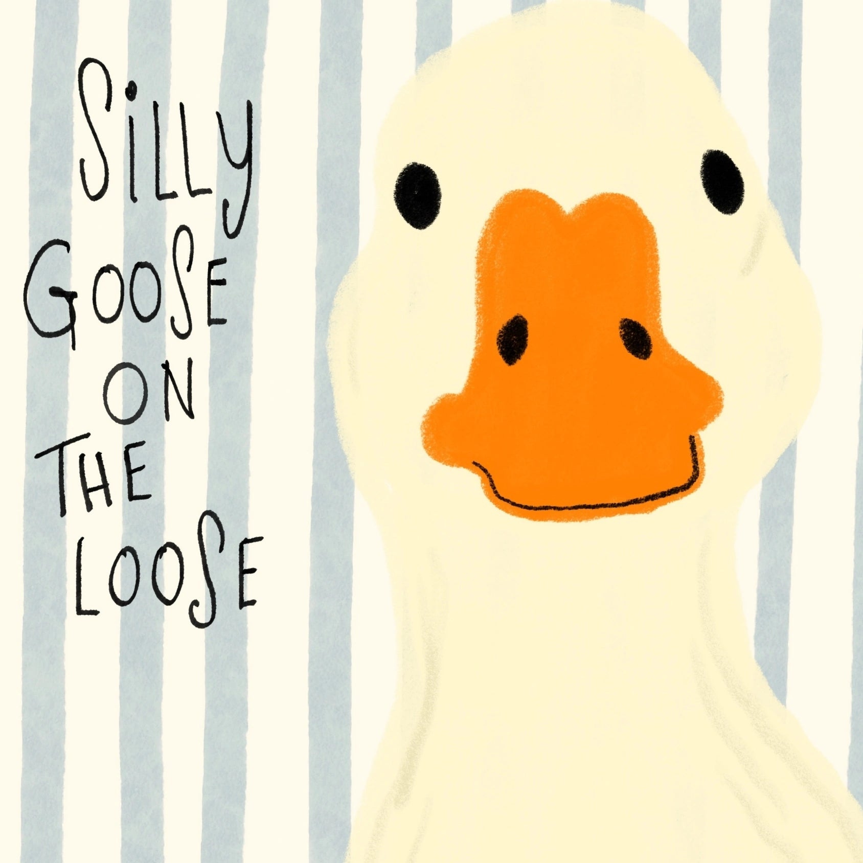 Silly Goose Nursery Print