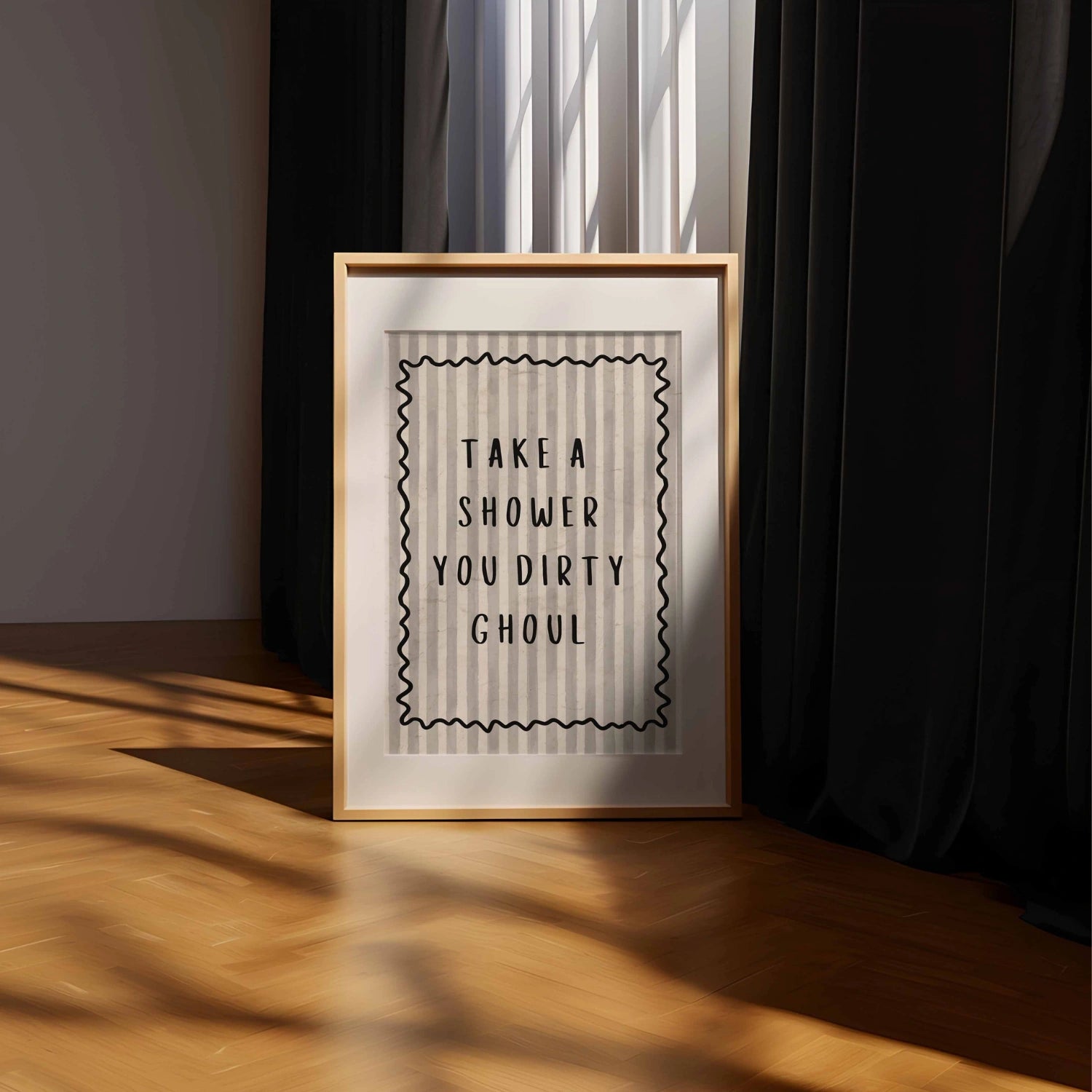 Funny Halloween Bathroom Wall Art