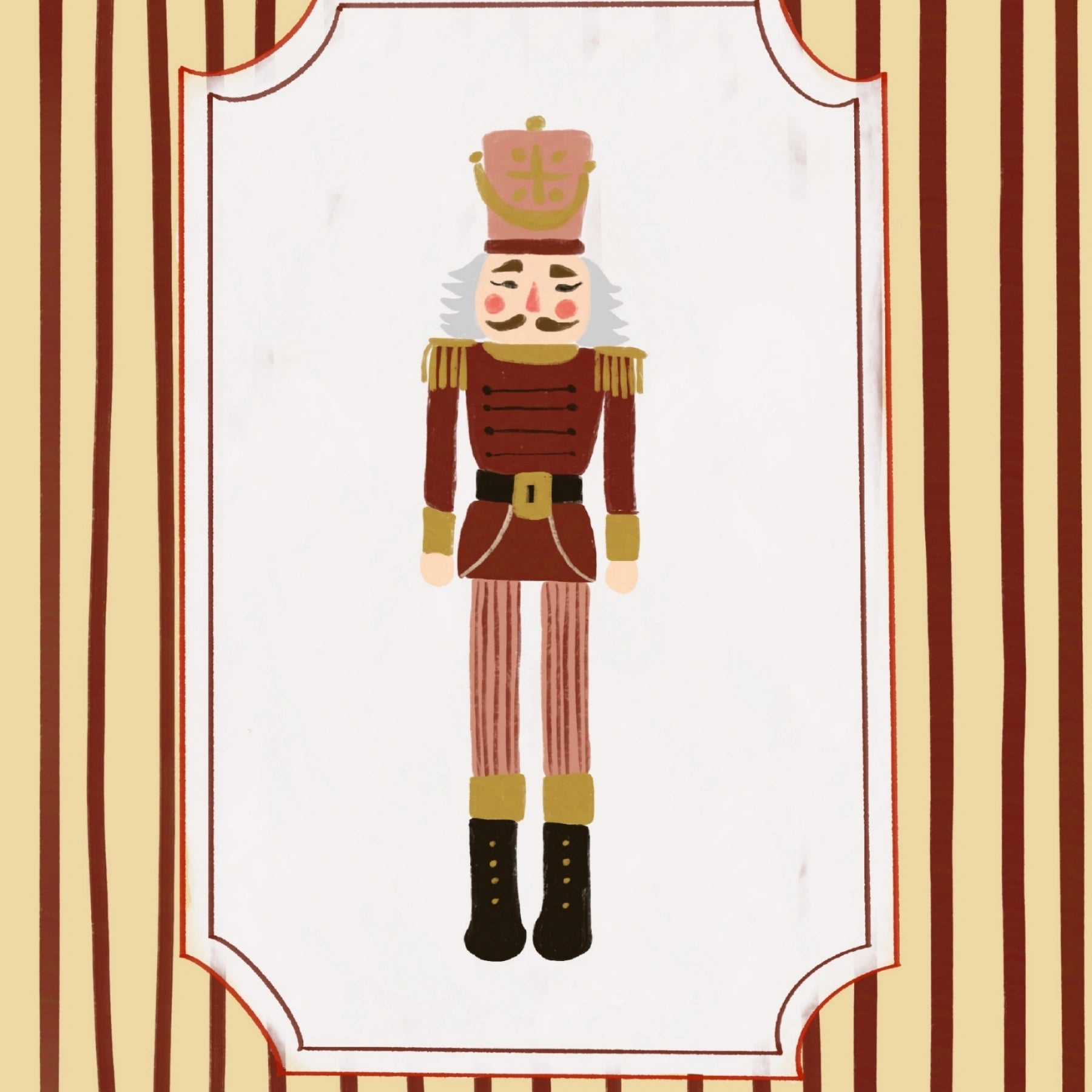 Christmas Nutcracker Nursery Print