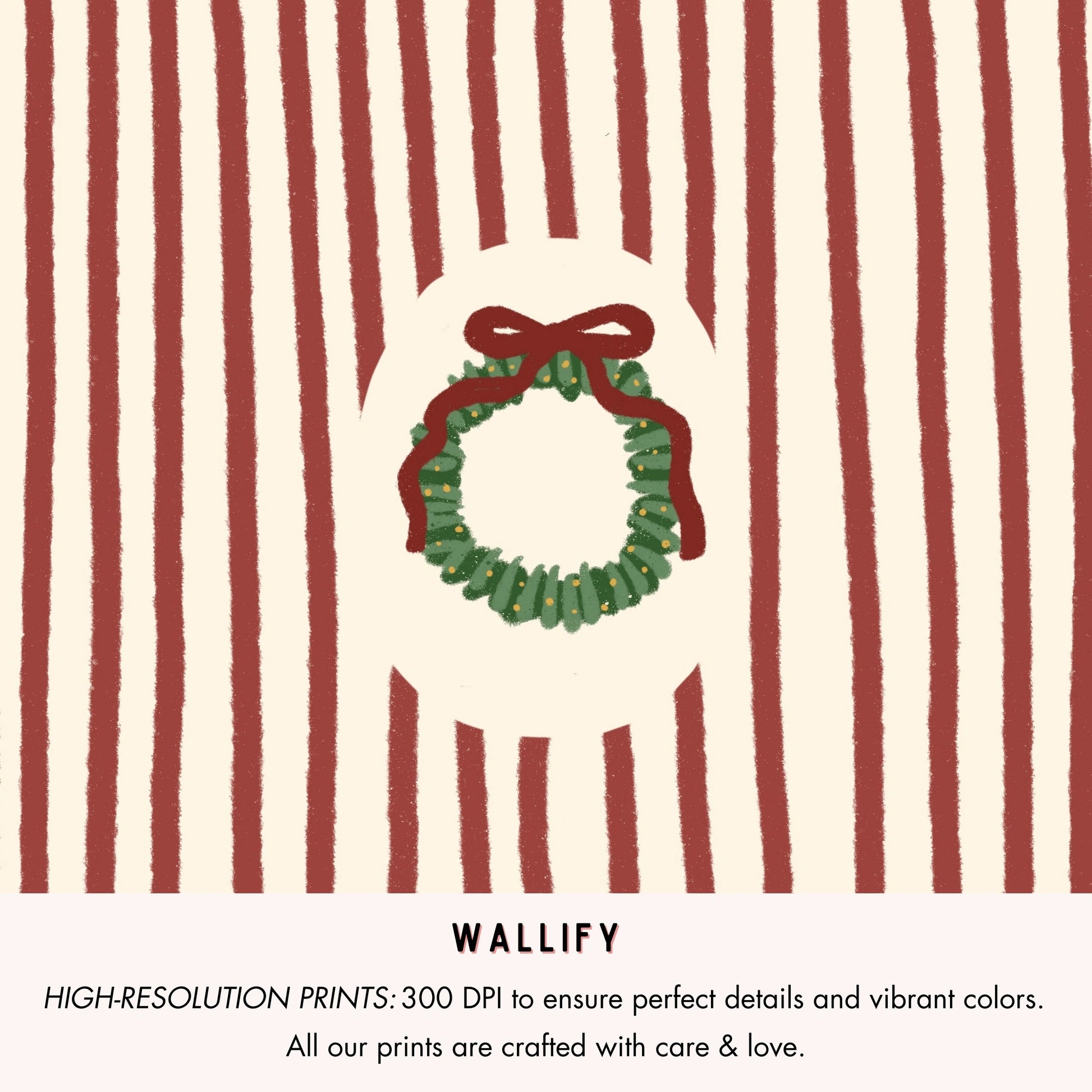 Hand-Drawn Holiday Set of 16 Prints