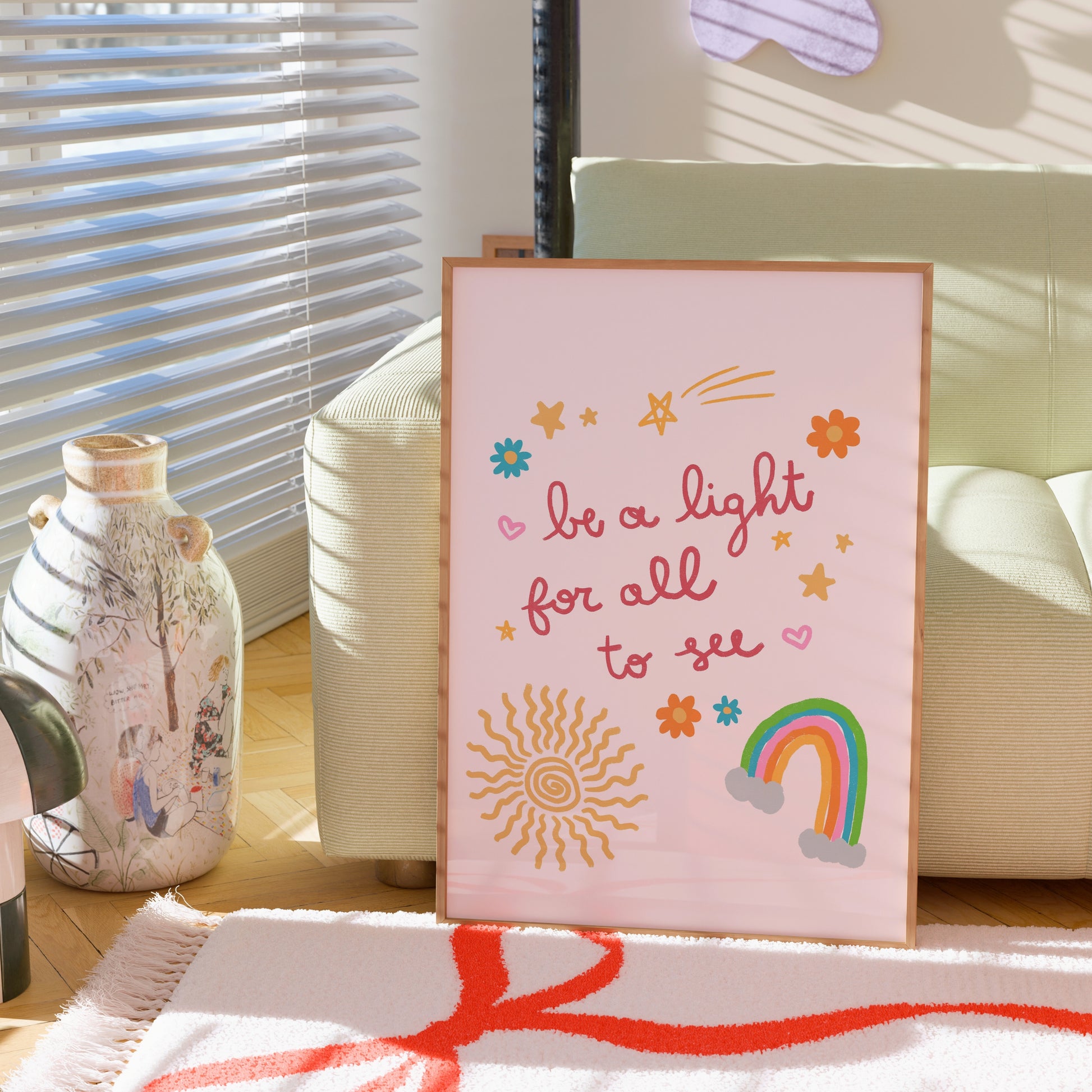 Be a Light for All to See Wall Art – Christian Kids Room Decor