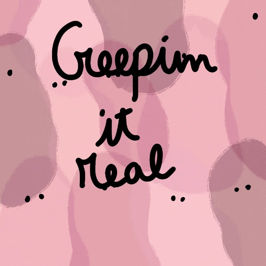Creepin’ It Real Print – Pink Halloween Wall Art