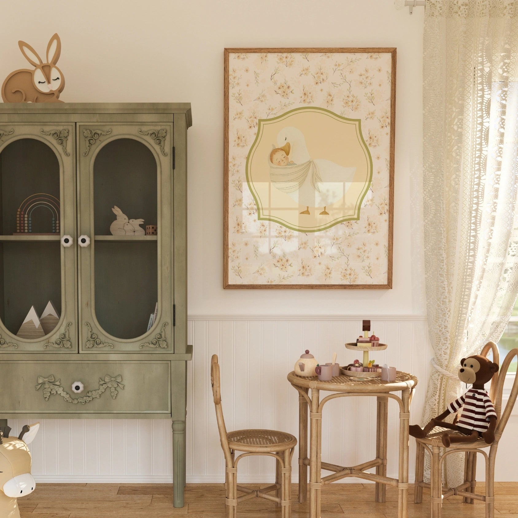 Asilo nido Vintage Goose and Baby