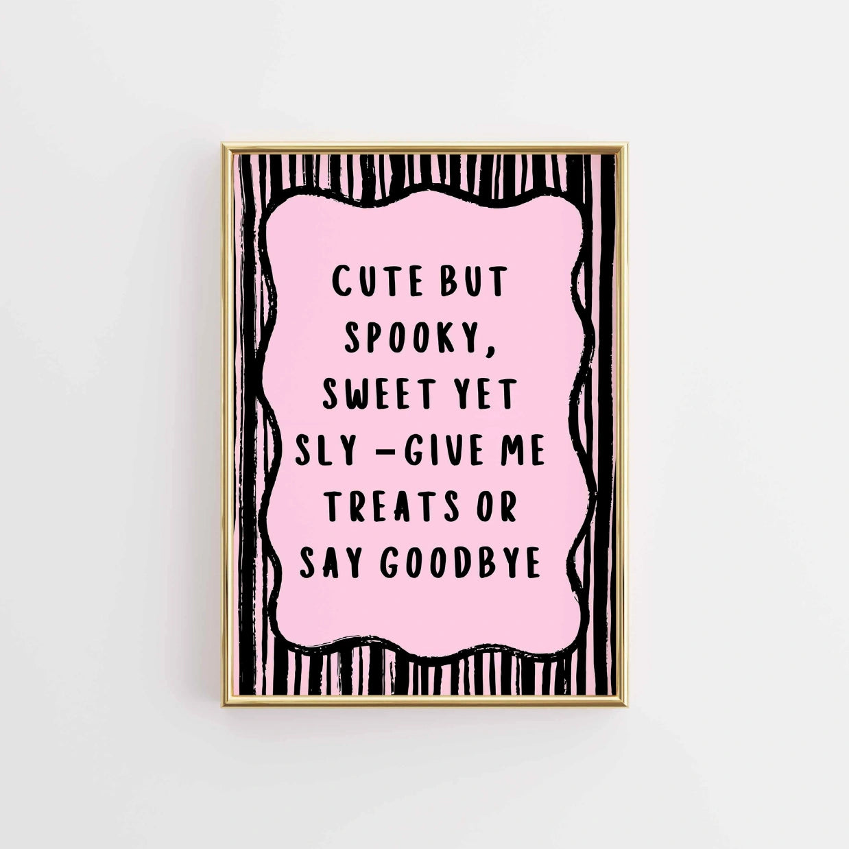 Cute But Spooky – Pink Halloween Print