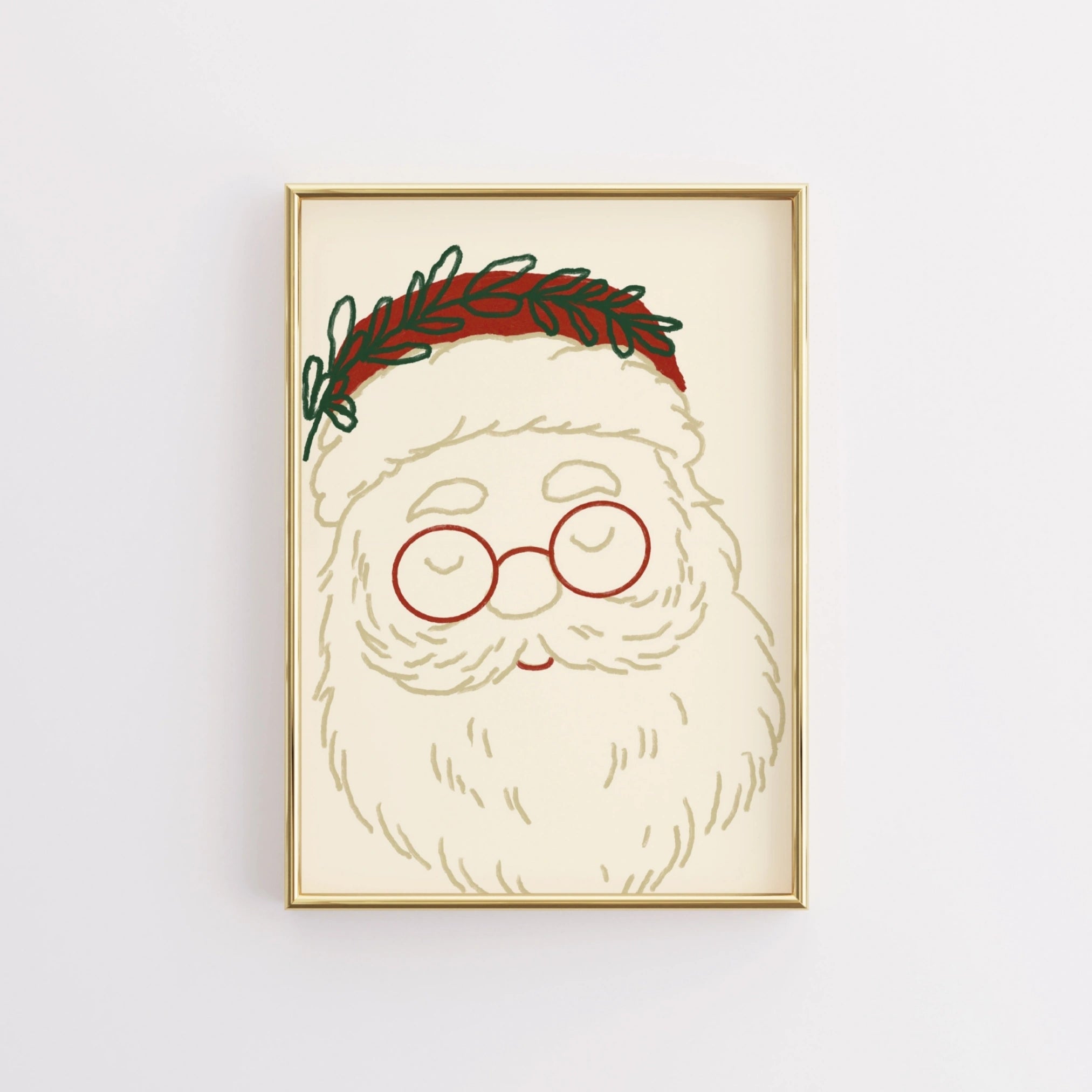 Santa Claus Christmas Print