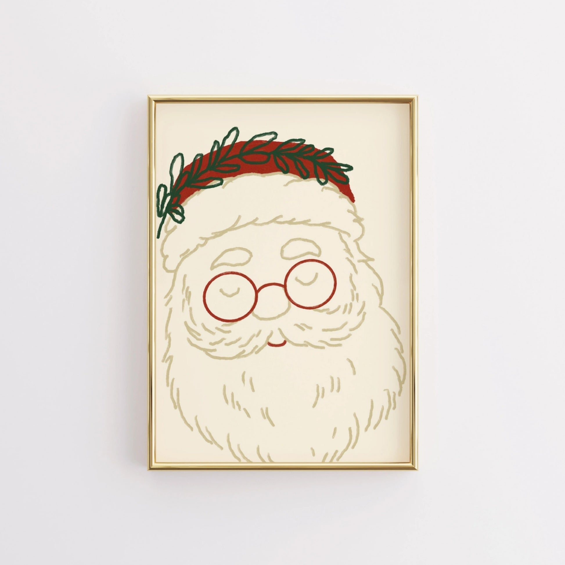 Santa Claus Christmas Print