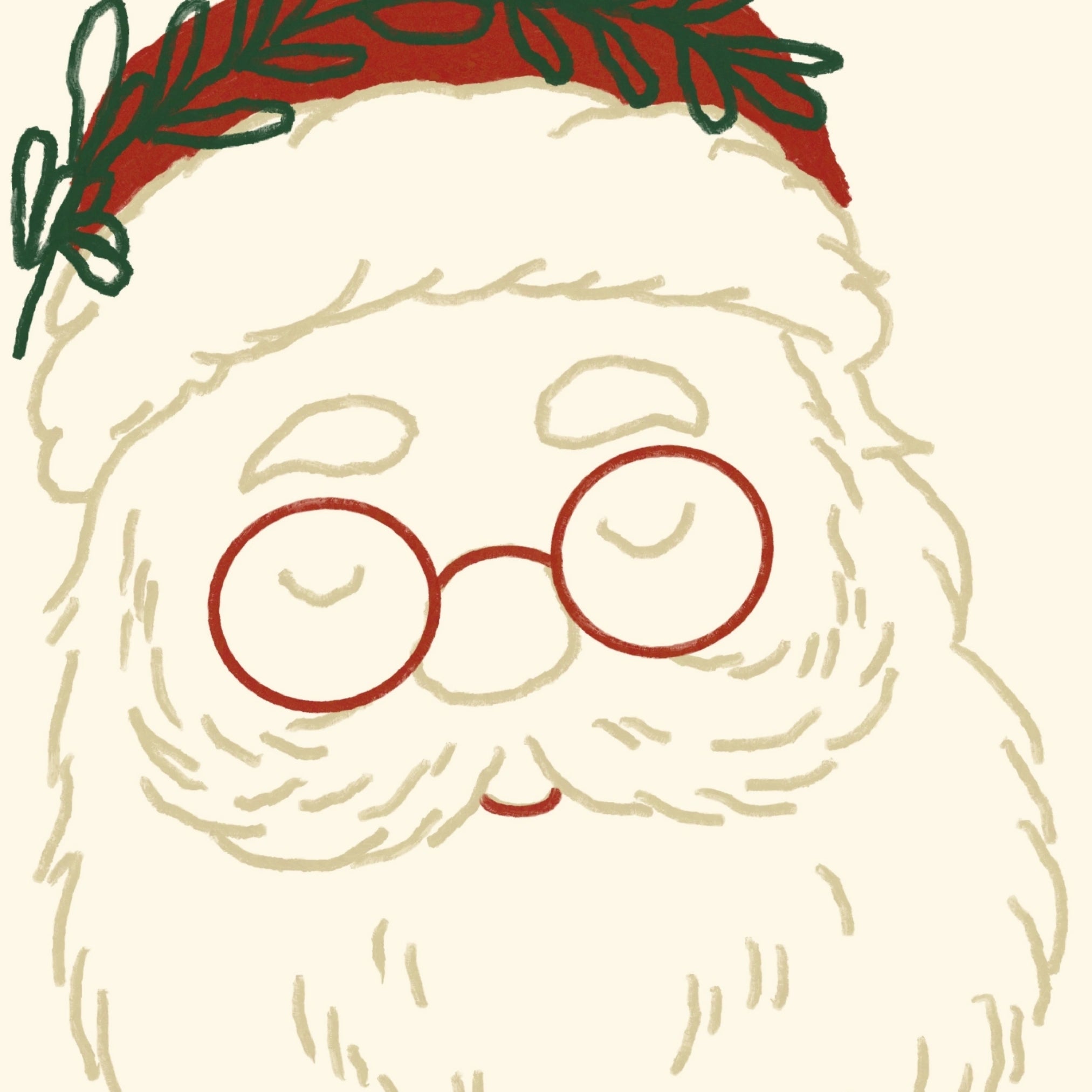 Santa Claus Christmas Print