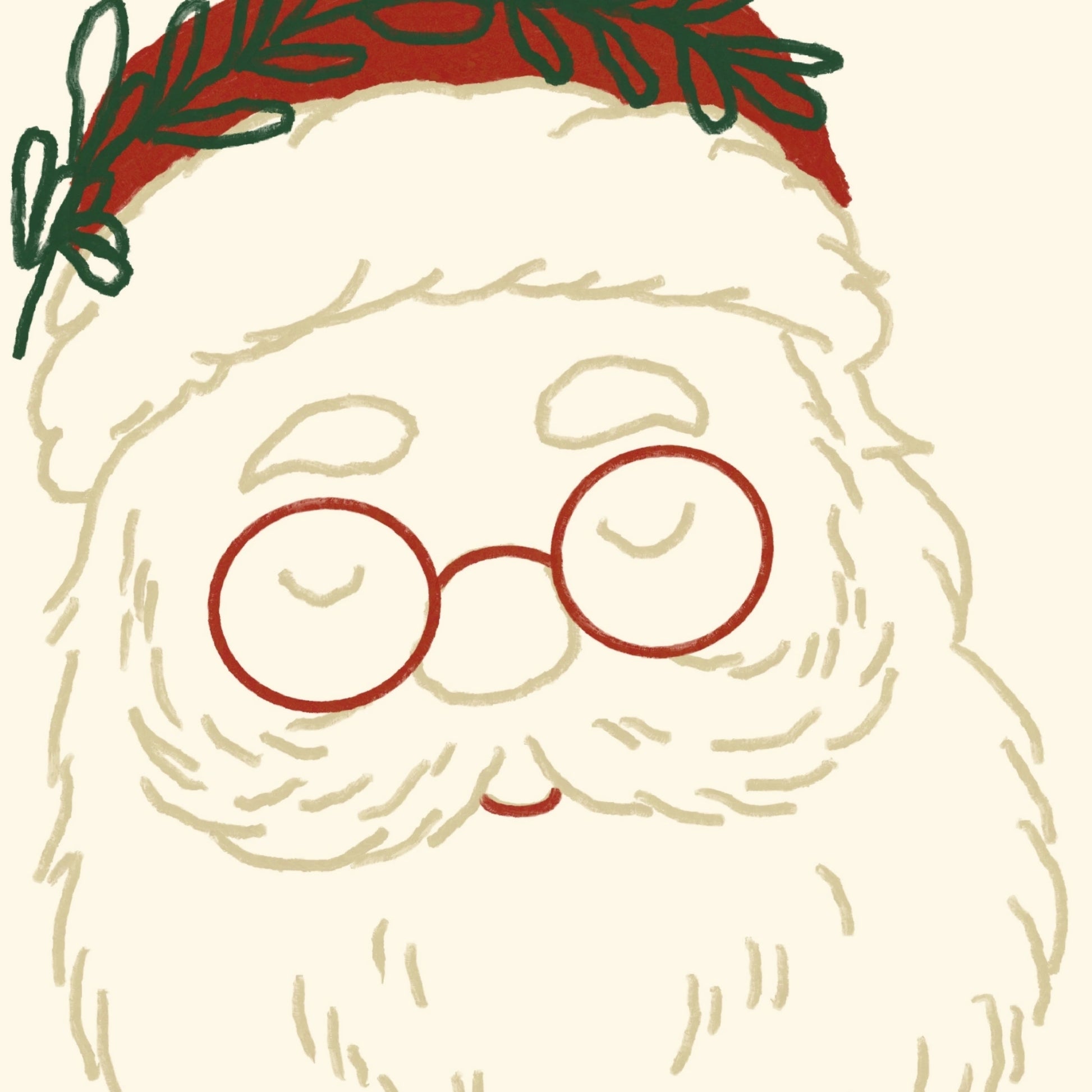 Santa Claus Christmas Print