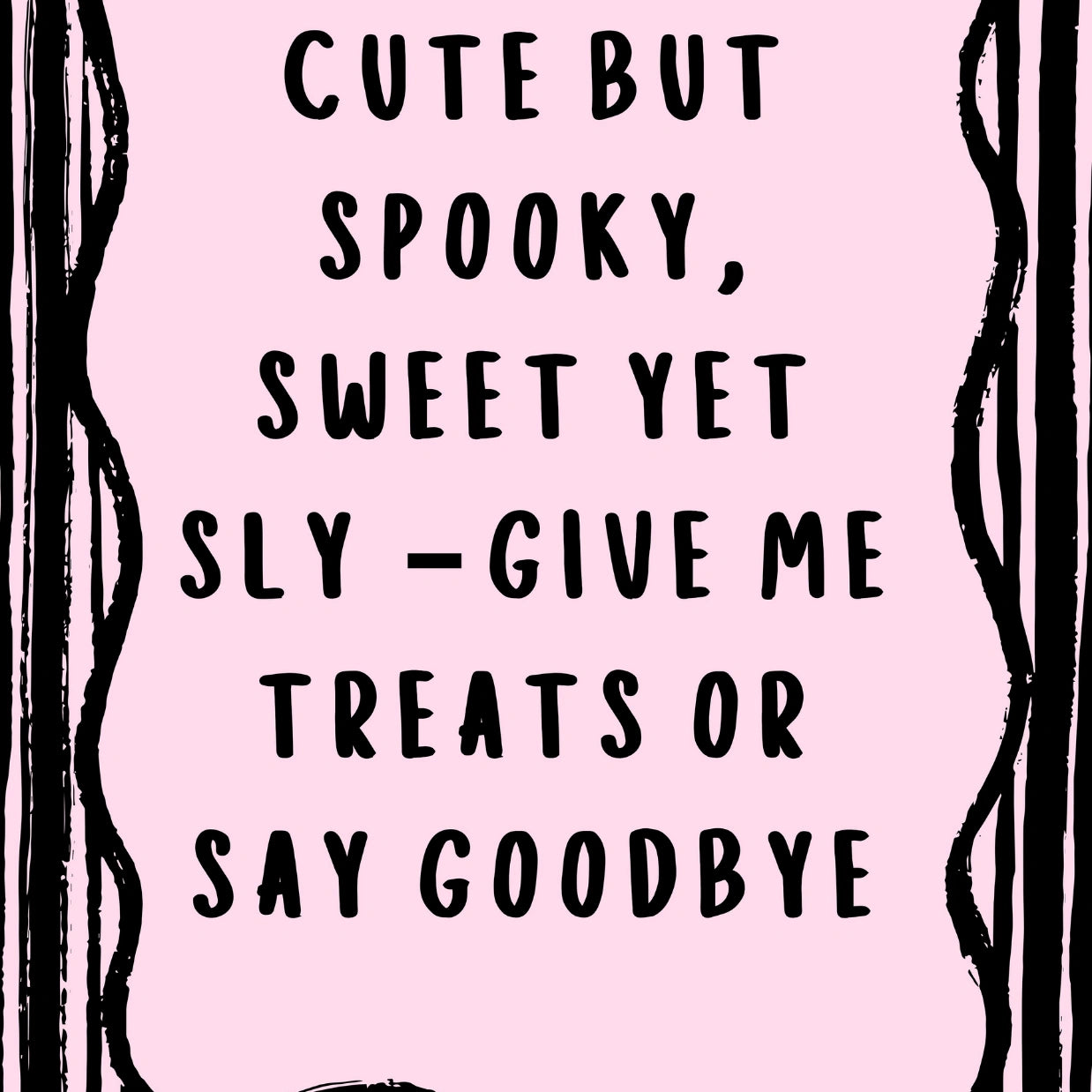 Cute But Spooky – Pink Halloween Print