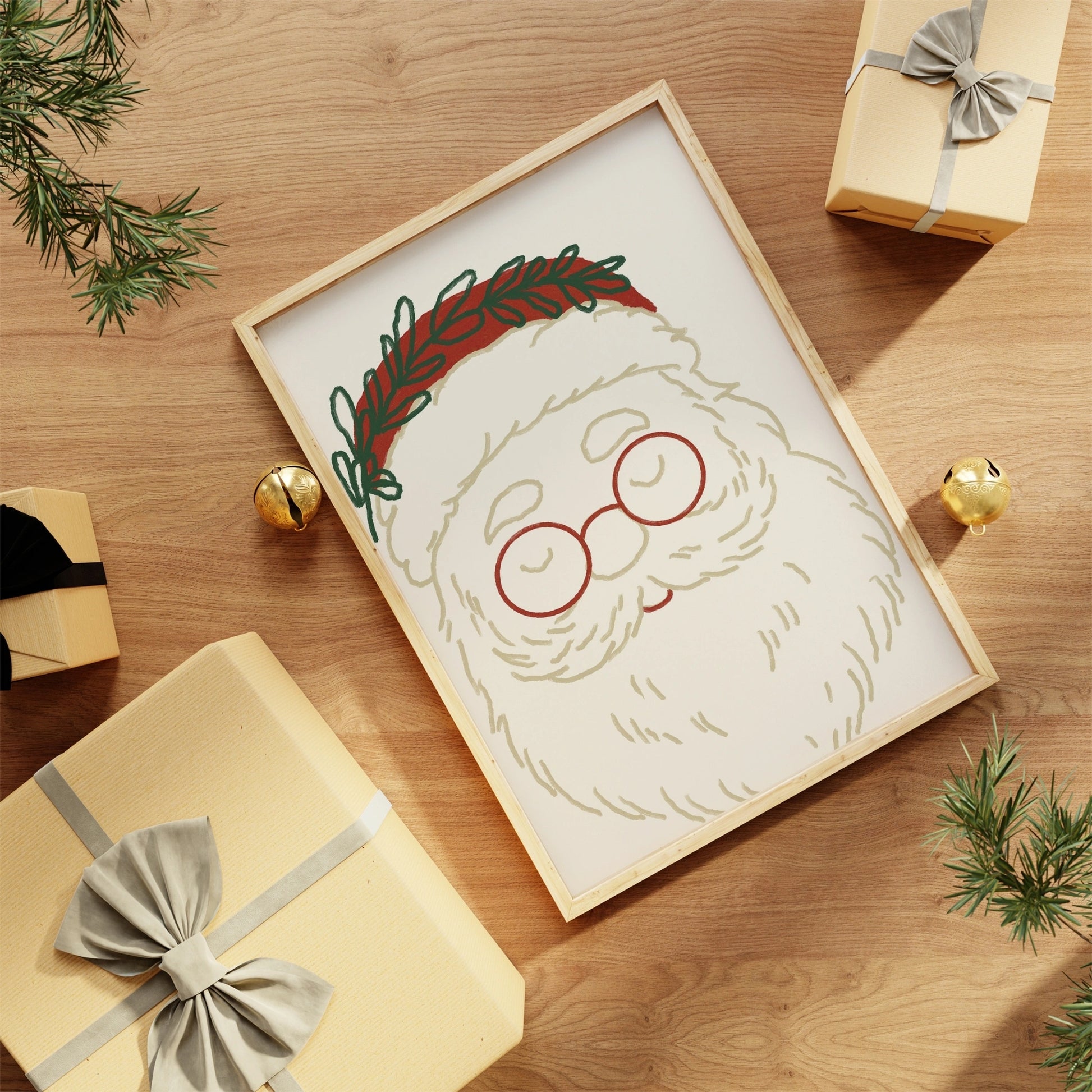 Santa Claus Christmas Print