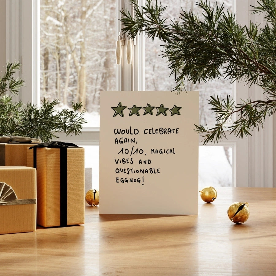 Funny Christmas Quote Wall Art