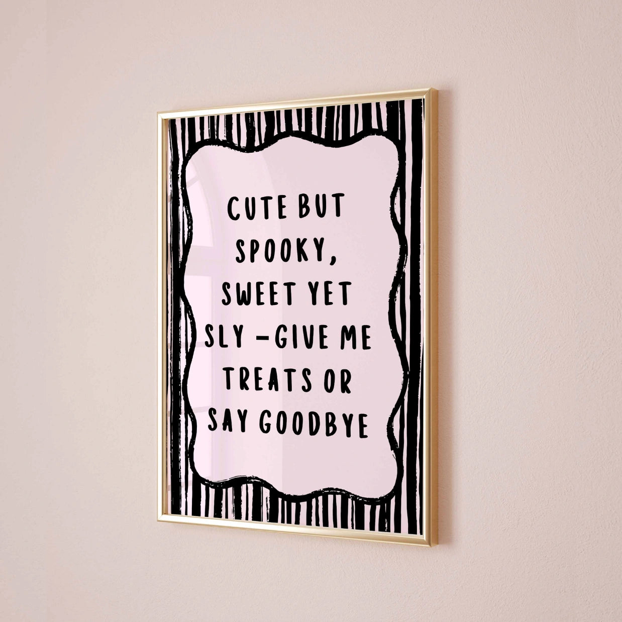 Cute But Spooky – Pink Halloween Print