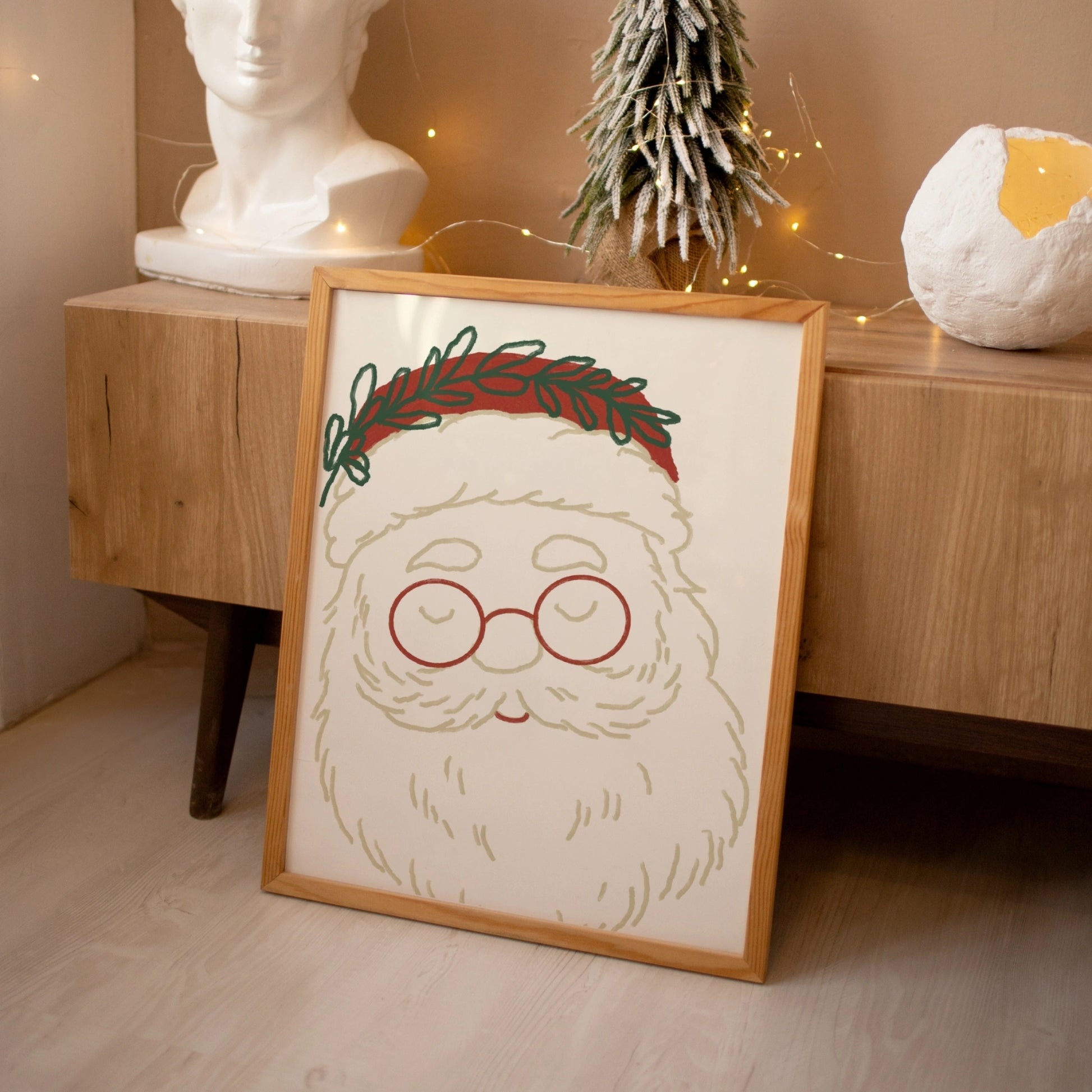 Santa Claus Christmas Print