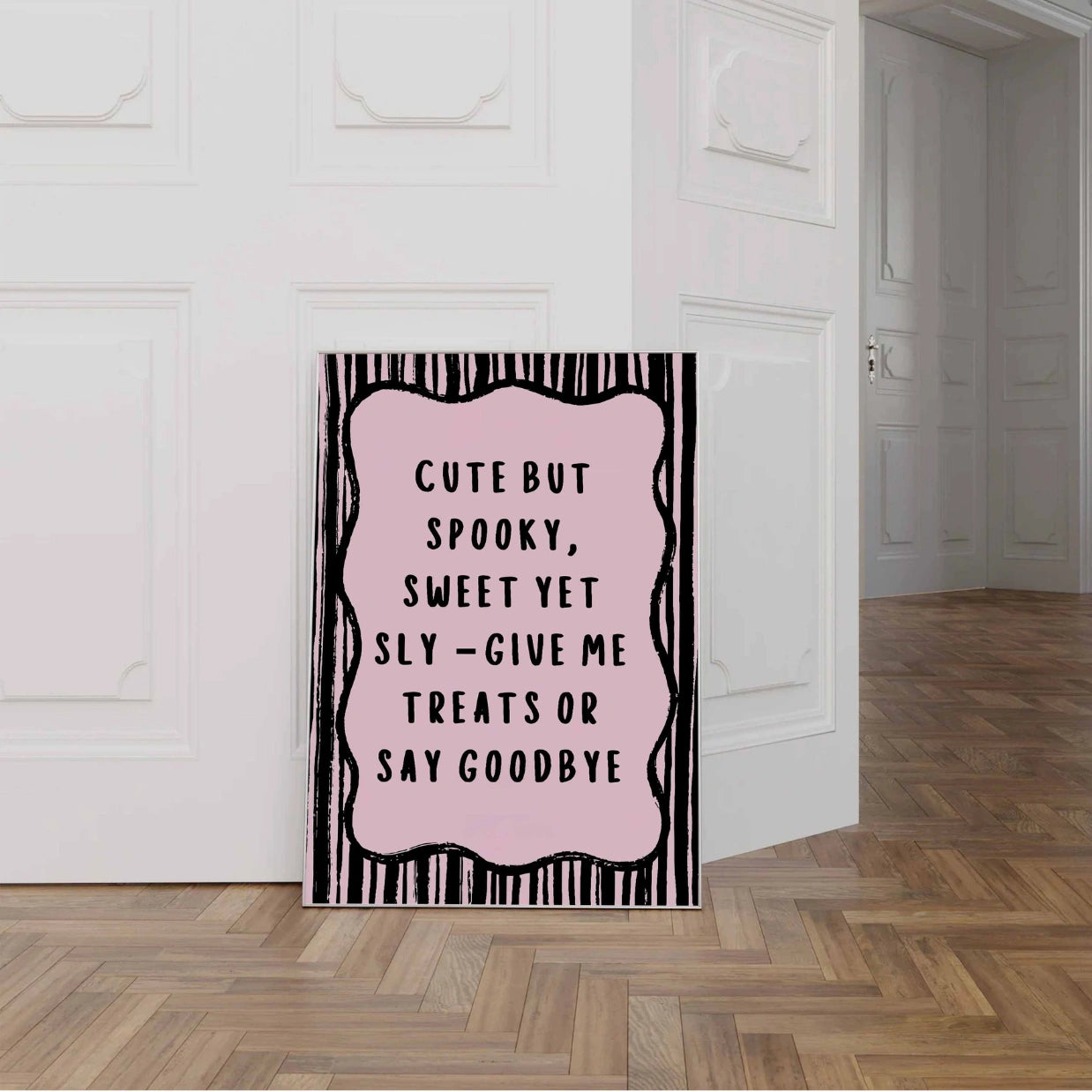 Cute But Spooky – Pink Halloween Print