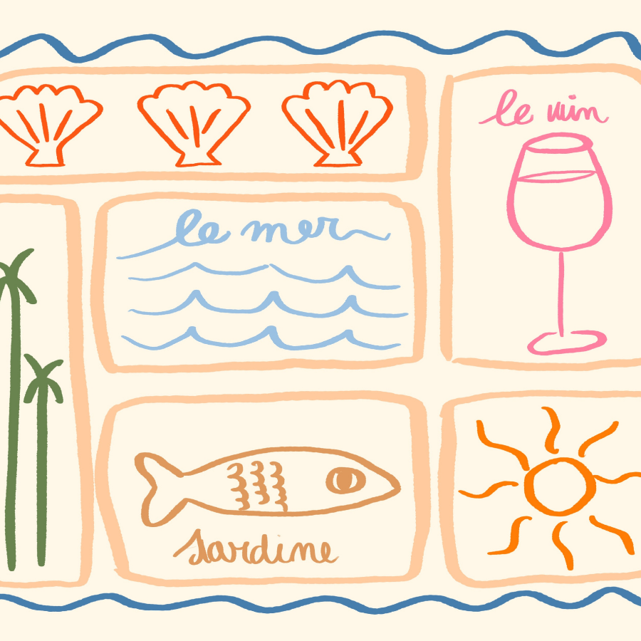 French Coastal Print – Summer Mediterranean Wall Art